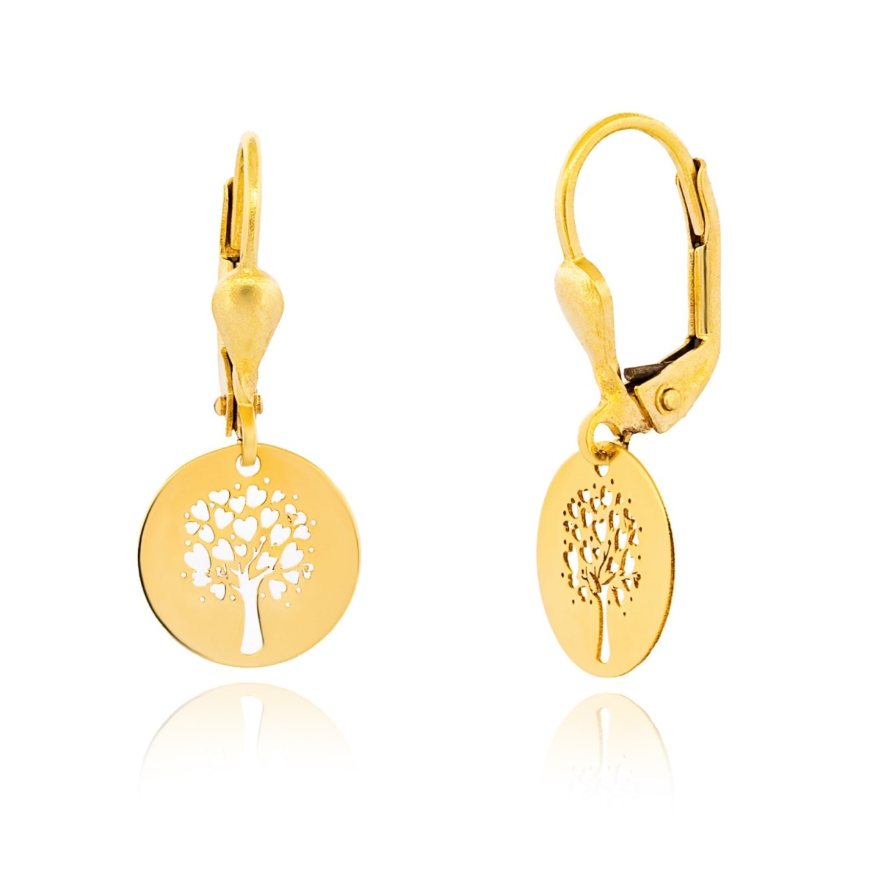 Cercei Tree of Love din AUR 14K