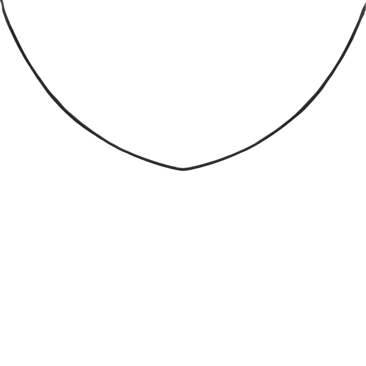 Choker Basic din snur reglabil si cu închidere din aur 14K