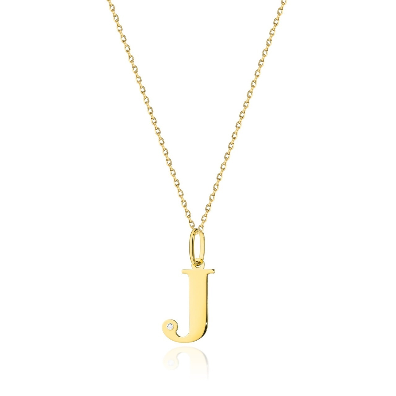 Colier Aur 14K cu Diamant Natural 0.01 ct