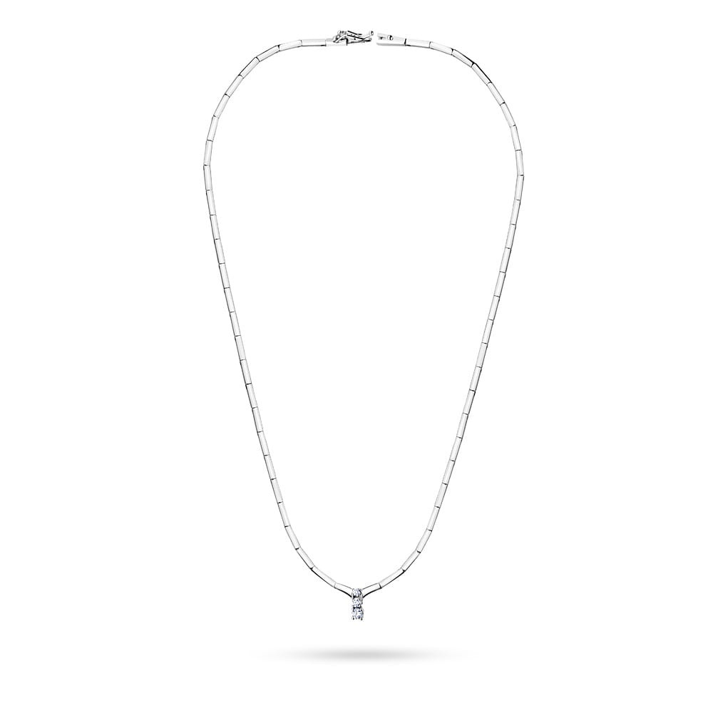 Colier Aur 14K cu Diamante Naturale 0.20 ct