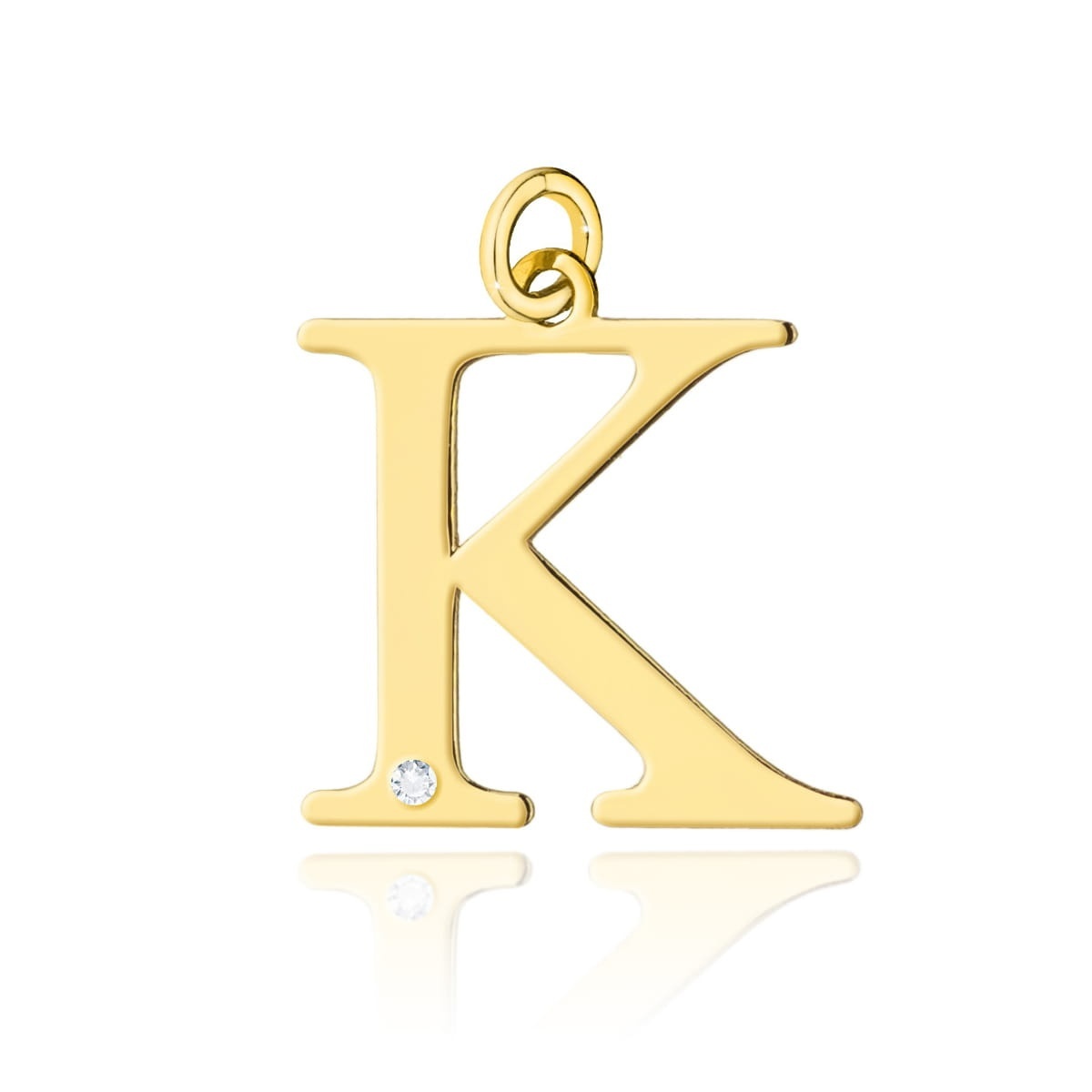 Pandantiv Aur 14K cu Diamante Naturale 0.01 ct