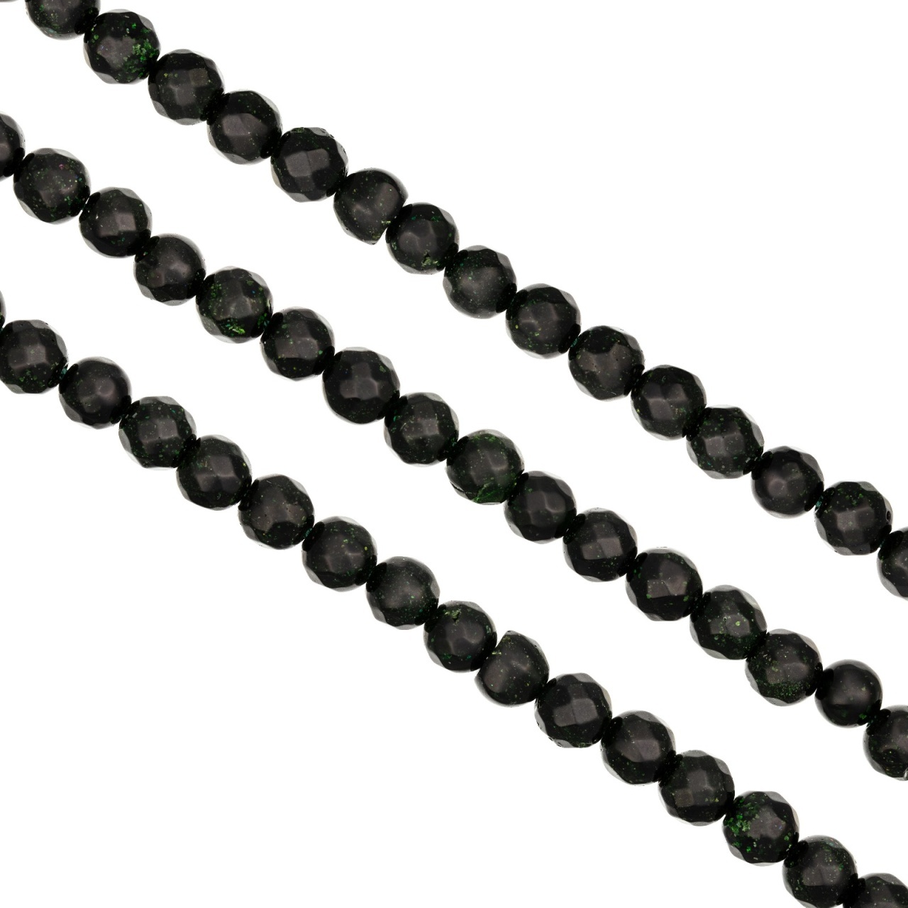 Sirag Green Goldstone fatetat 6mm