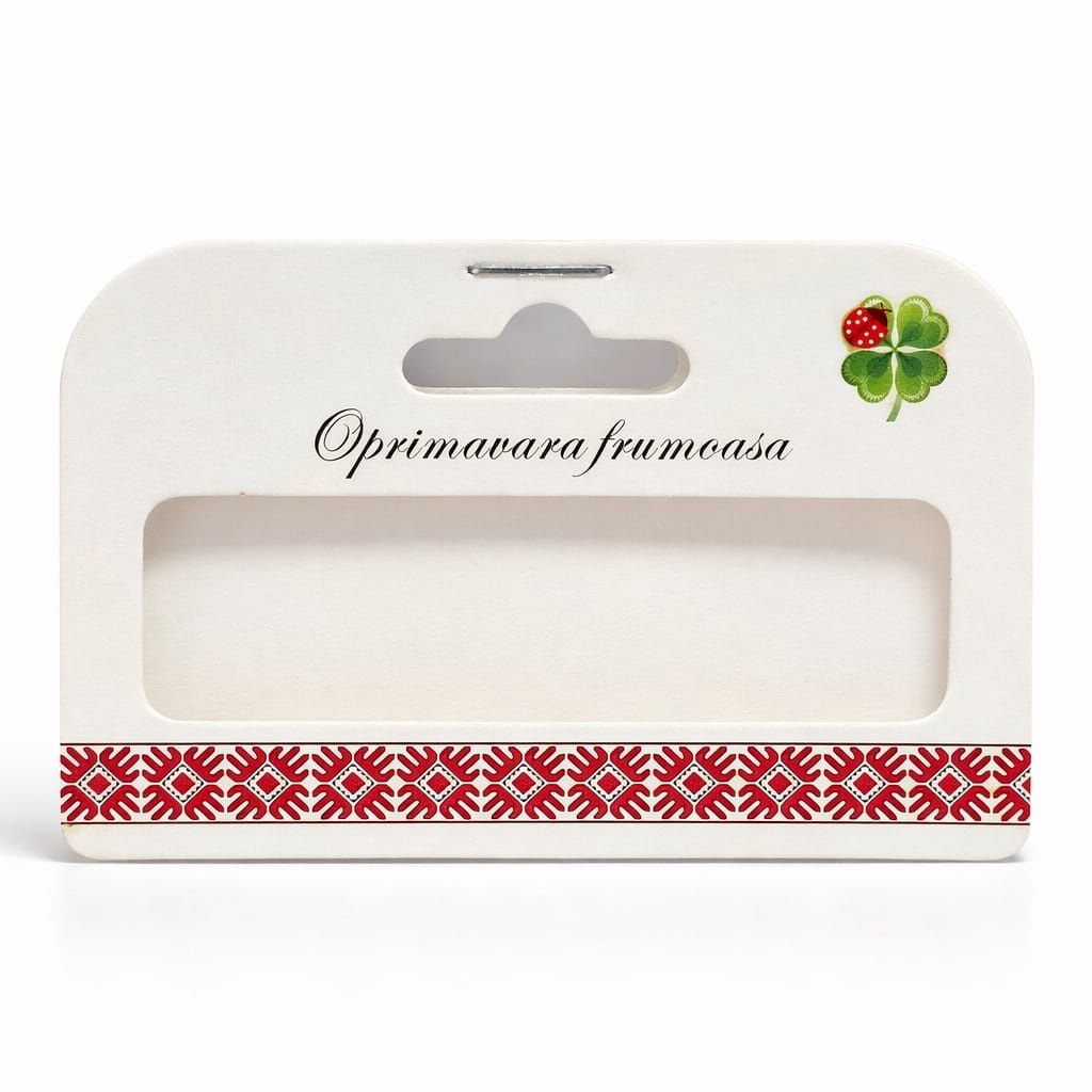 Ambalaj pentru mărțișor - model traditional