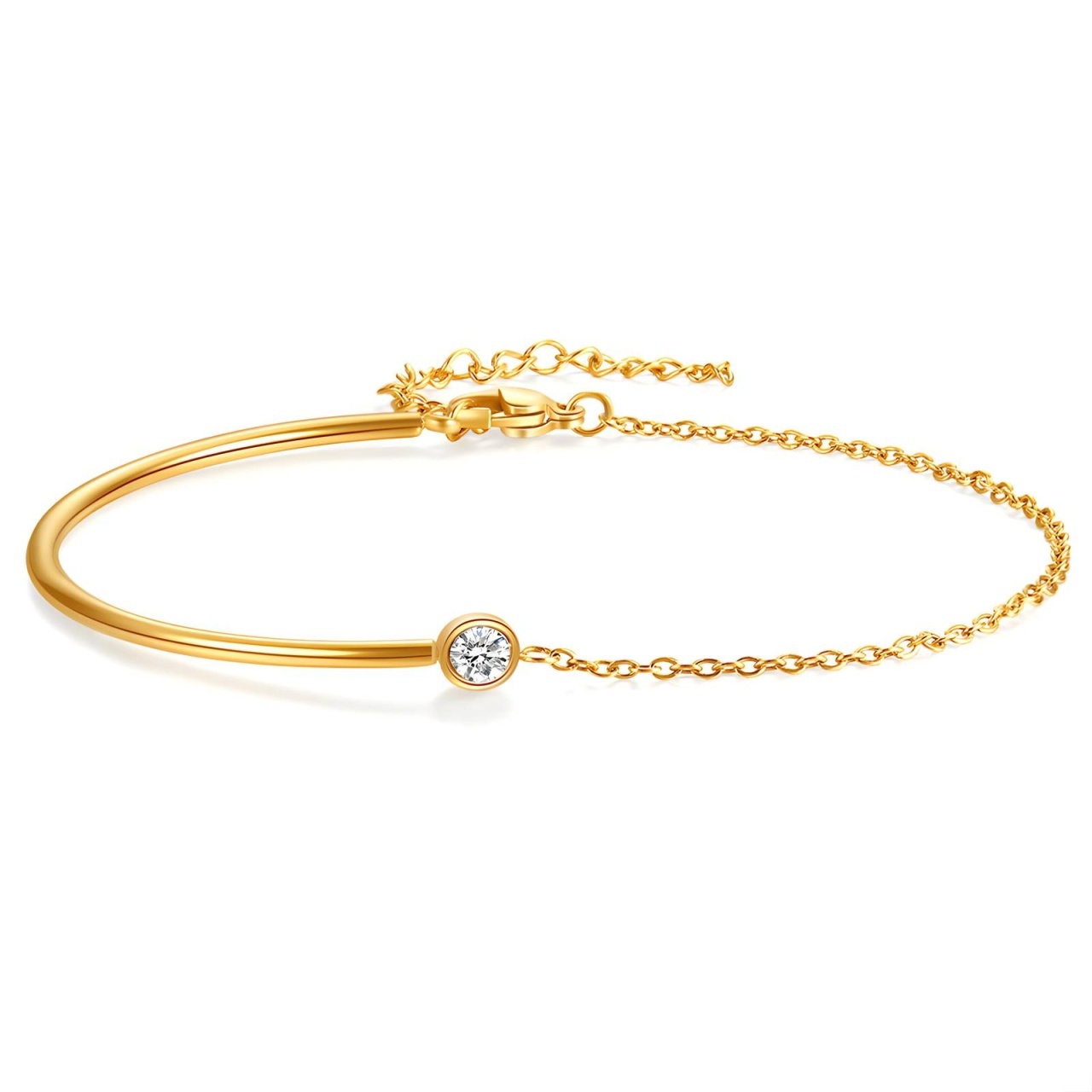 Bratara Mixduo din Inox placata cu AUR 18K