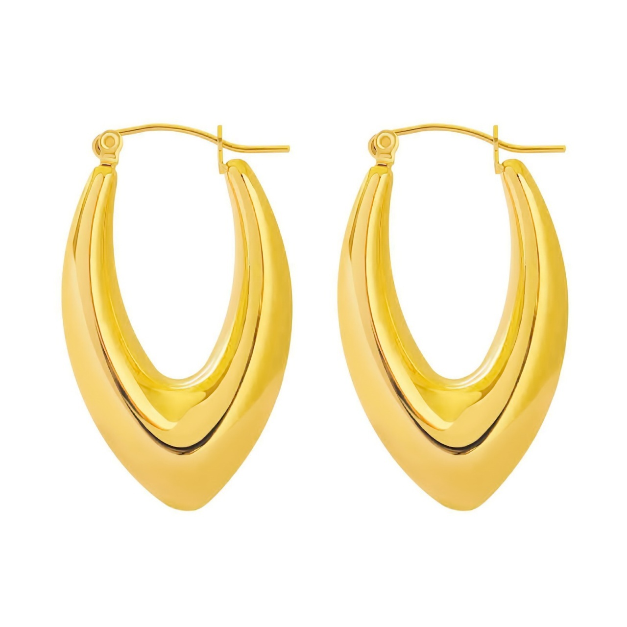 Cercei Pin Arche din Inox placat cu AUR 18K