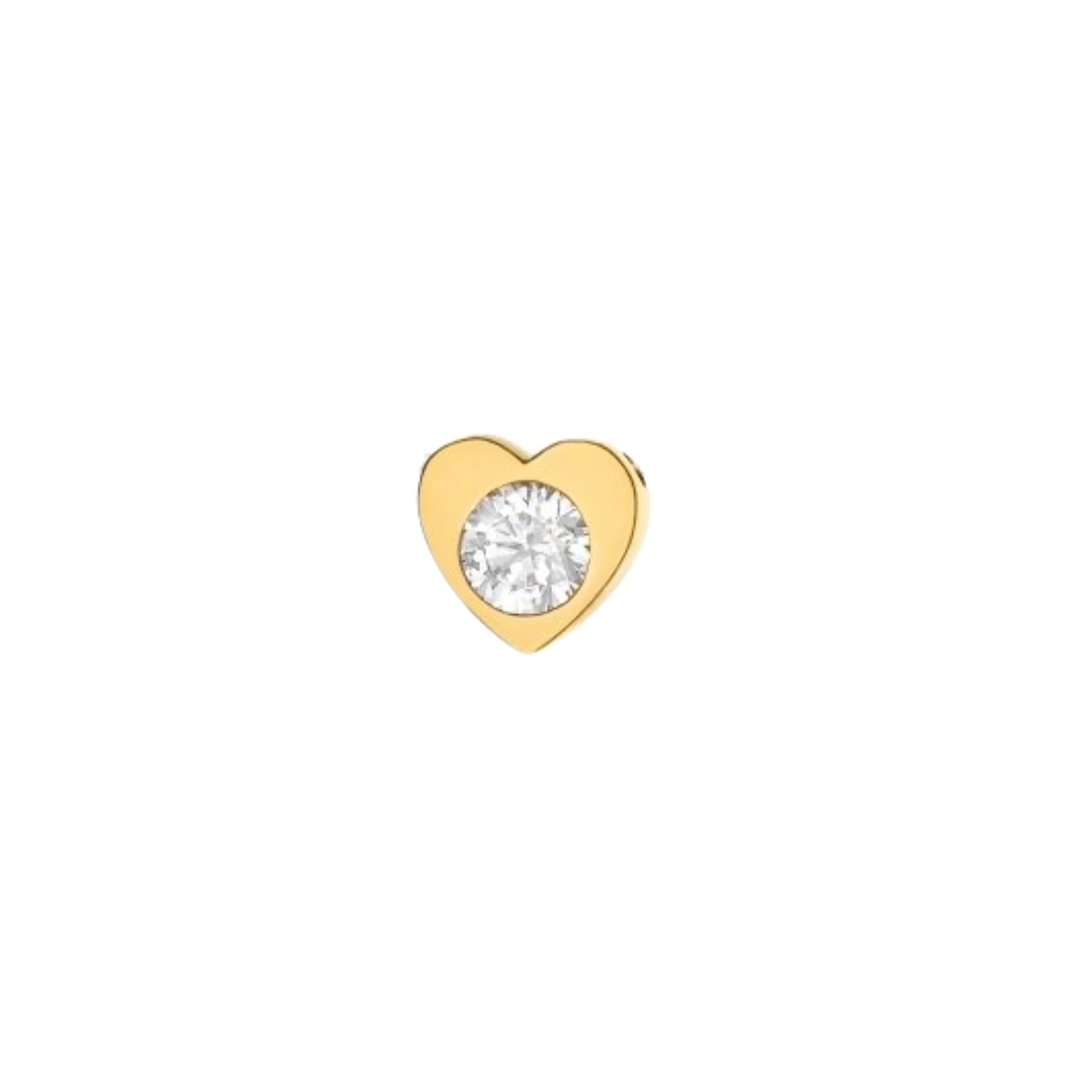 Charm model inimioara cu cristal incastrat