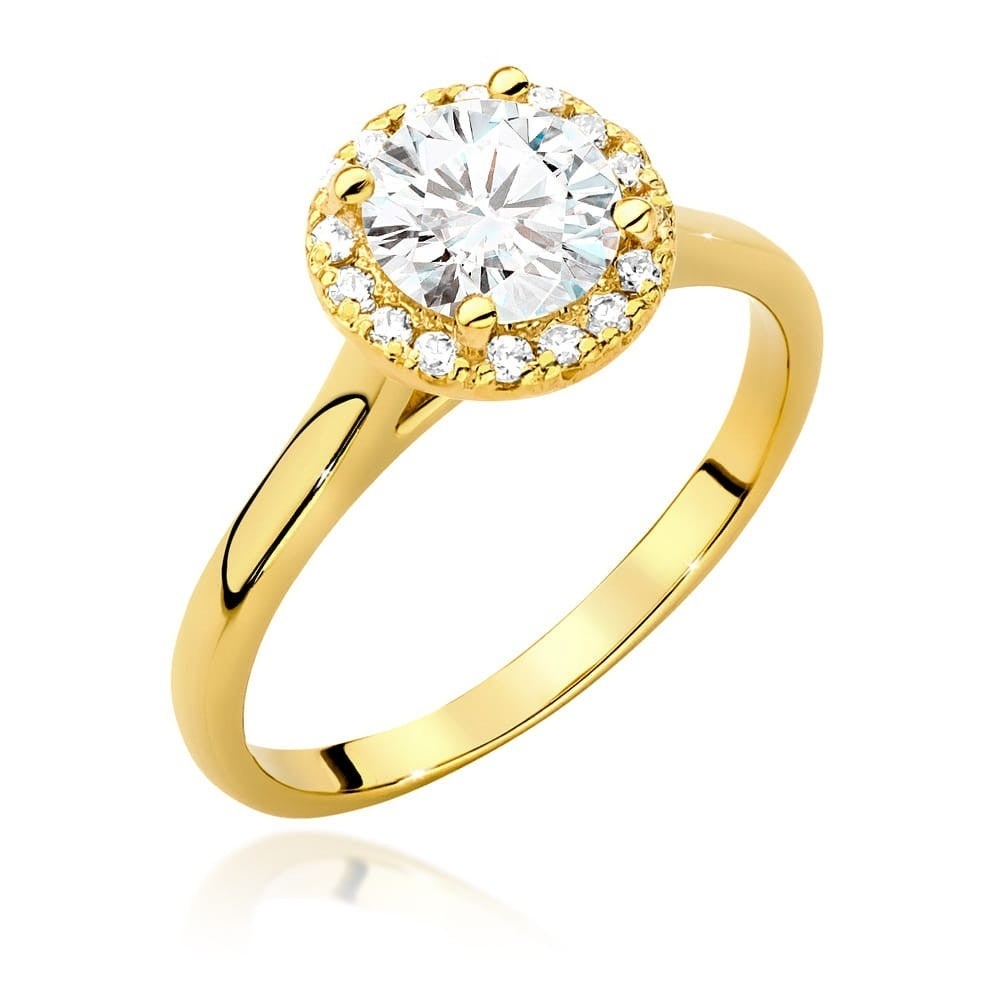 Inel Aur 14K cu Diamante Naturale 1.14 ct