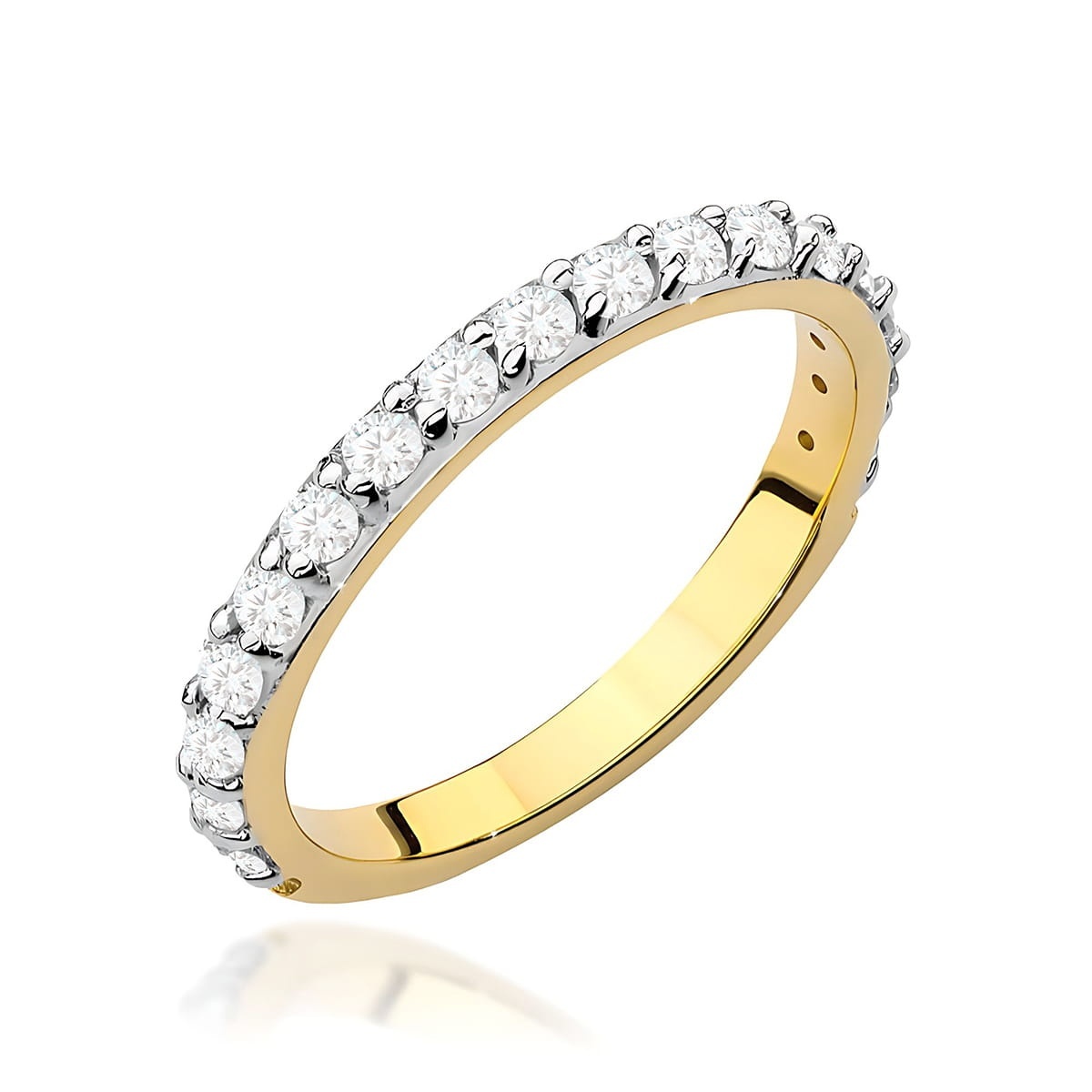 Inel Aur 9K cu Diamante Naturale 0.34 ct