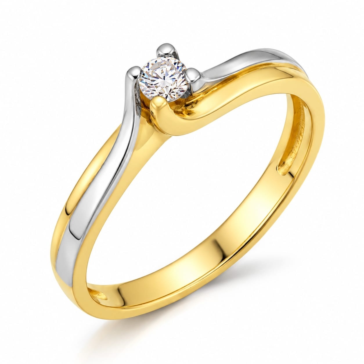 Inel de logodnă din AUR 9K - Issadora