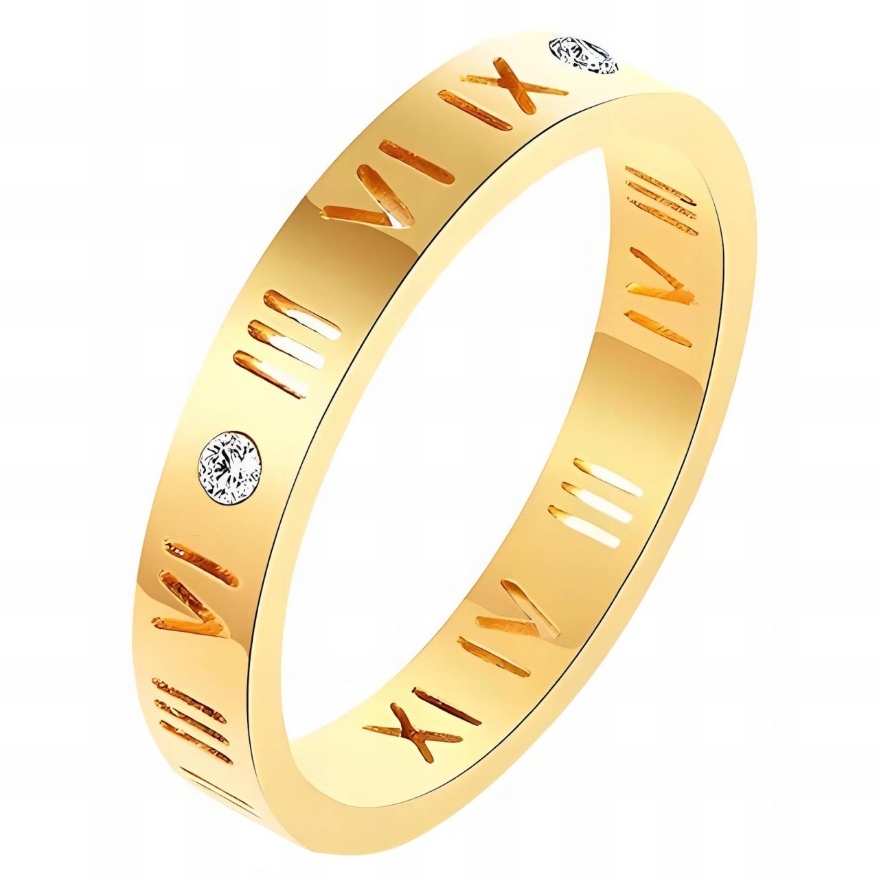 Inel Timeless din Inox placat cu AUR 18K M8/57