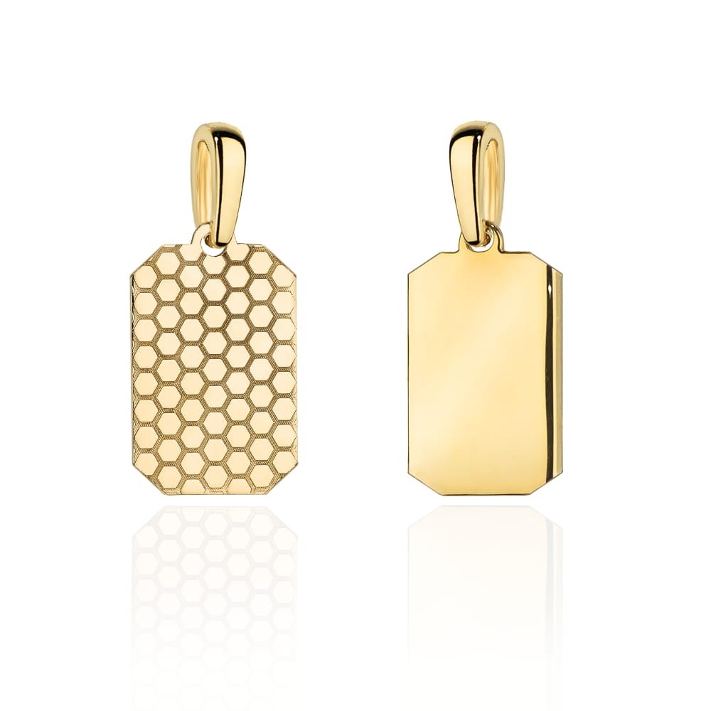 Pandantiv Aur 14k cu Placuta