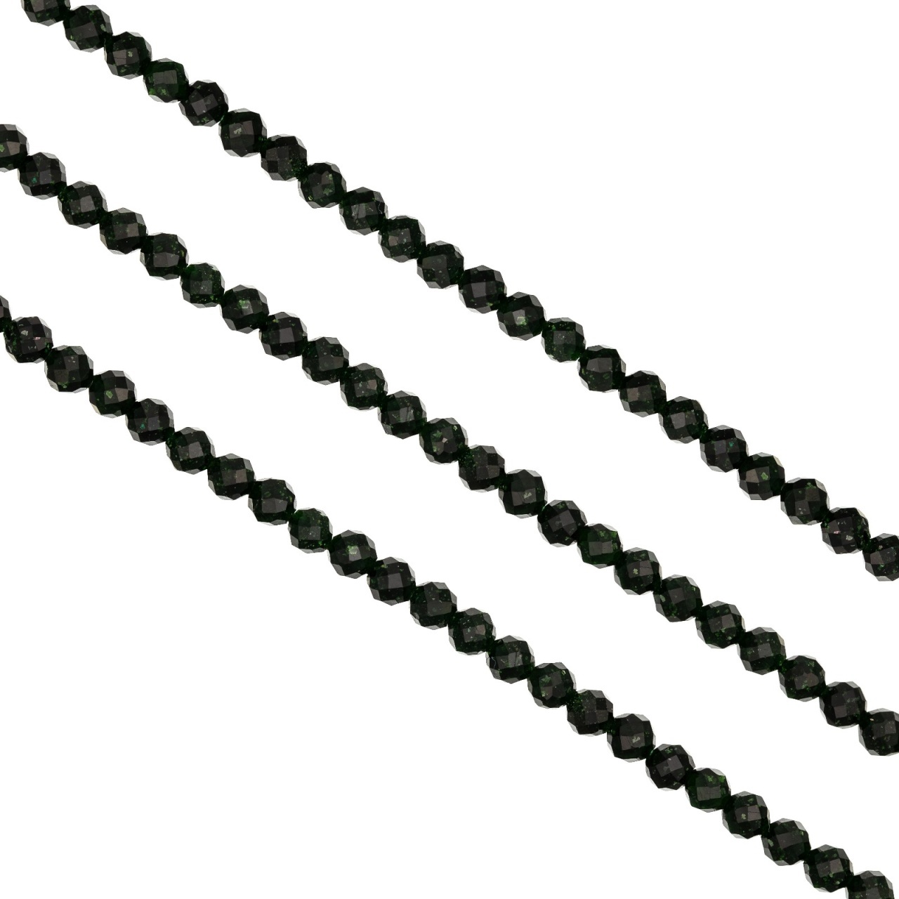Sirag Green Goldstone fatetat 4mm