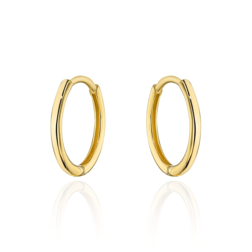 Cercei Aur 14K Mici Creole Rotunde