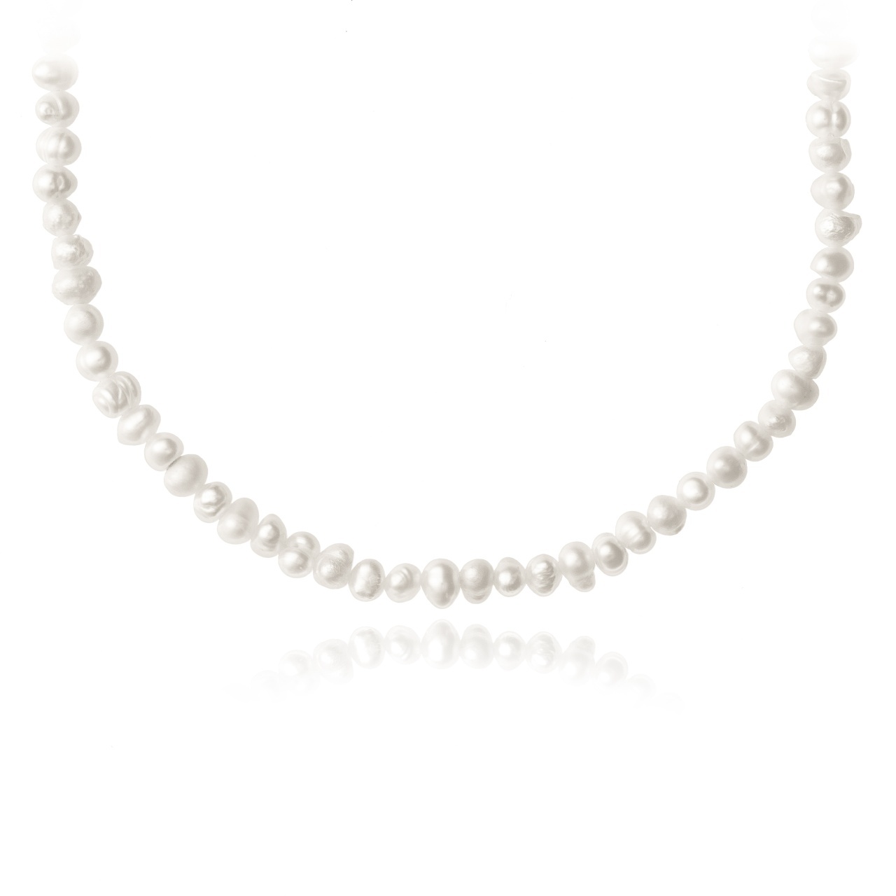 Colier Basic Light cu perle de cultura si inchidere din aur 14k