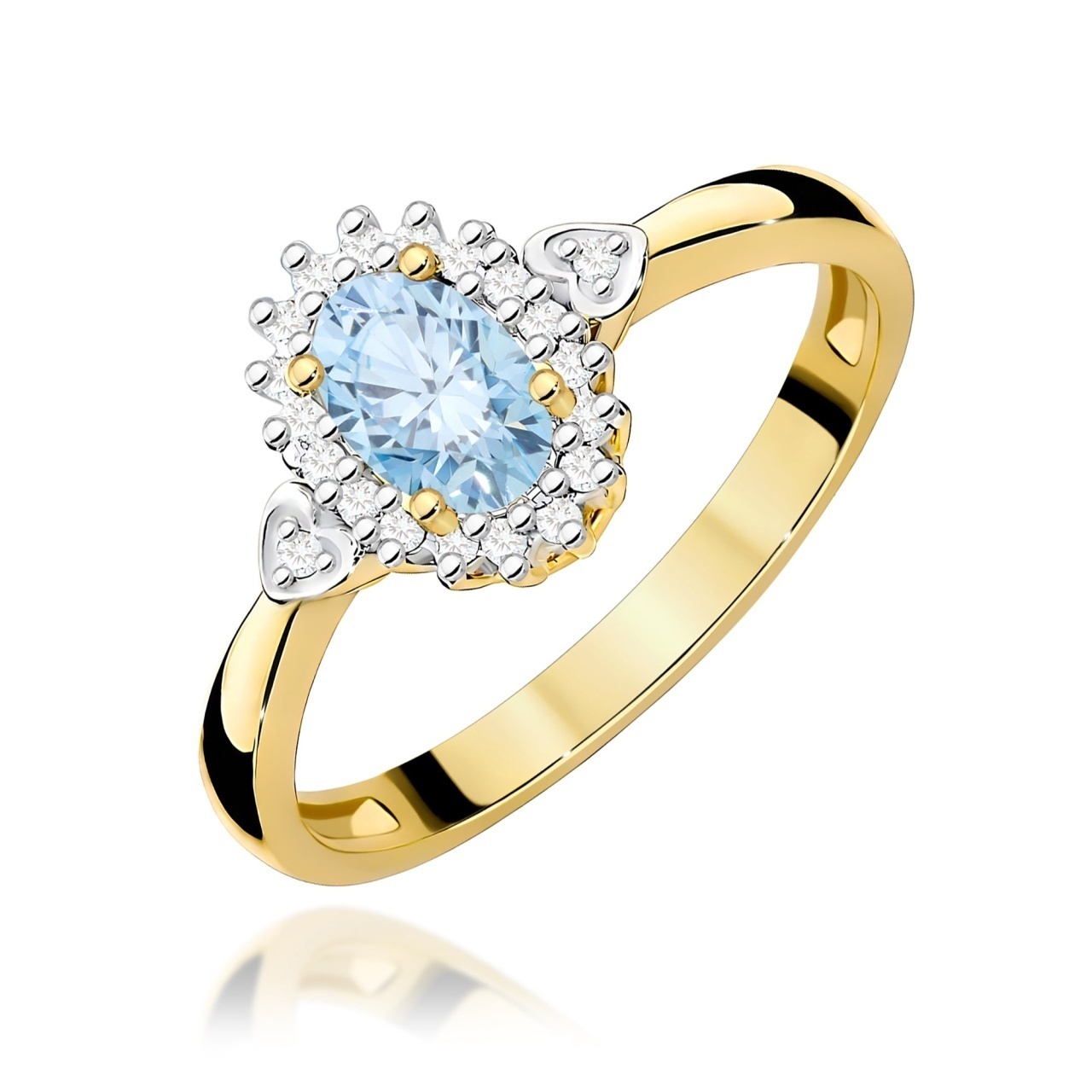 Inel Aur 14K cu Diamante de Laborator 0.60 ct