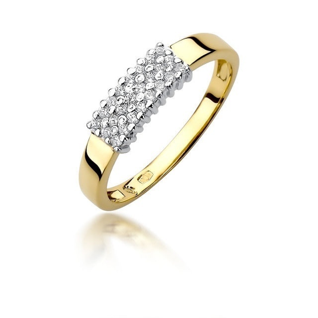 Inel Aur 14K cu Diamante Naturale 0.21 ct