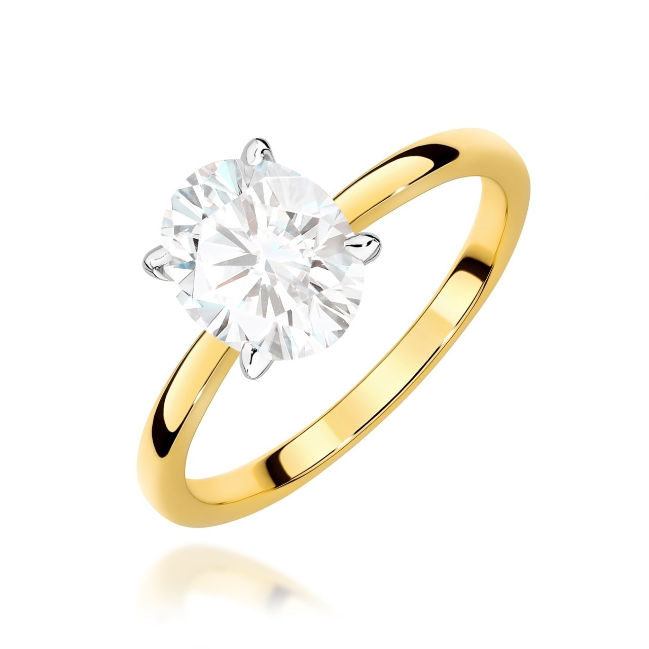 Inel Aur 9K cu Diamant de Laborator 1.00 ct