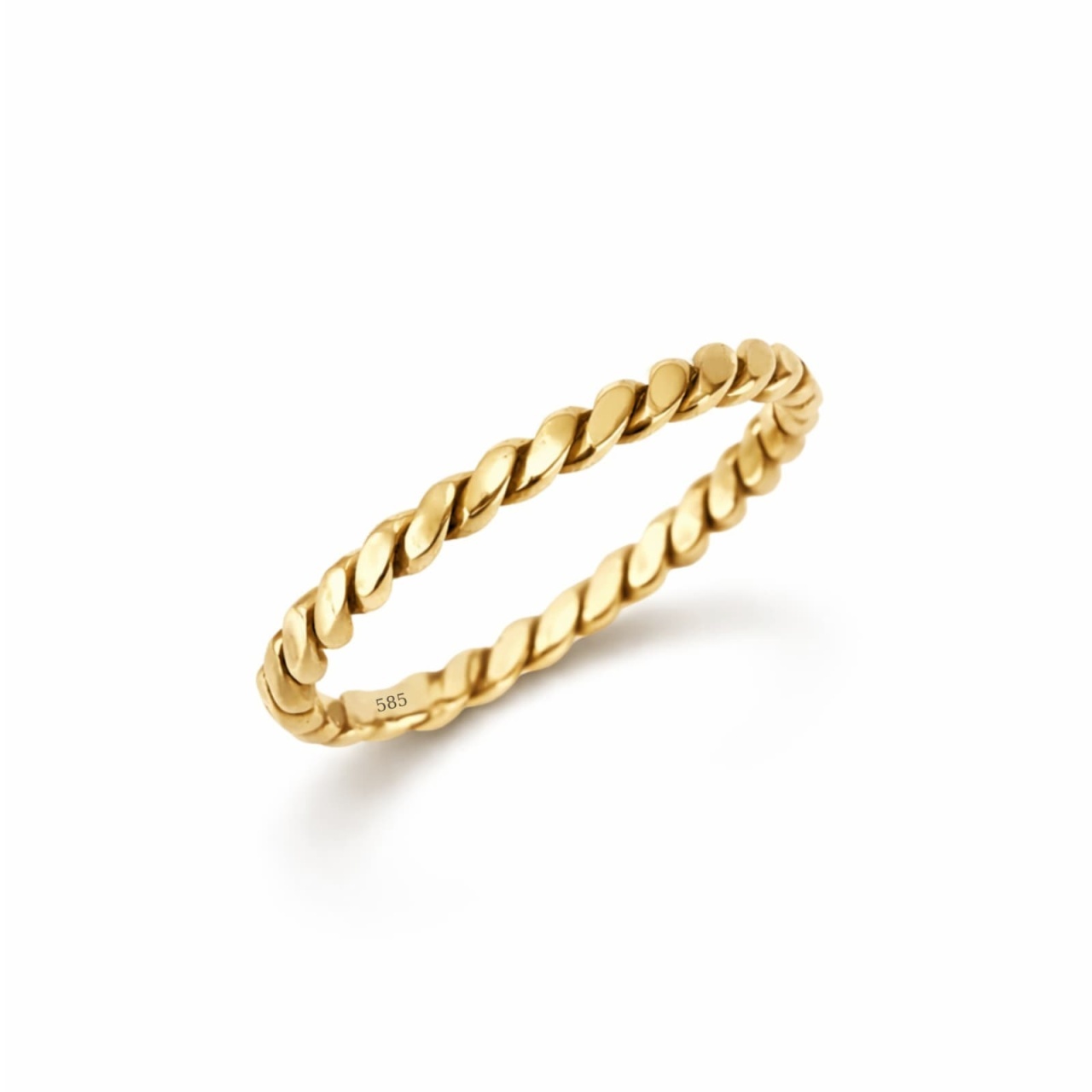 Inel Rope Minimal din AUR 14K