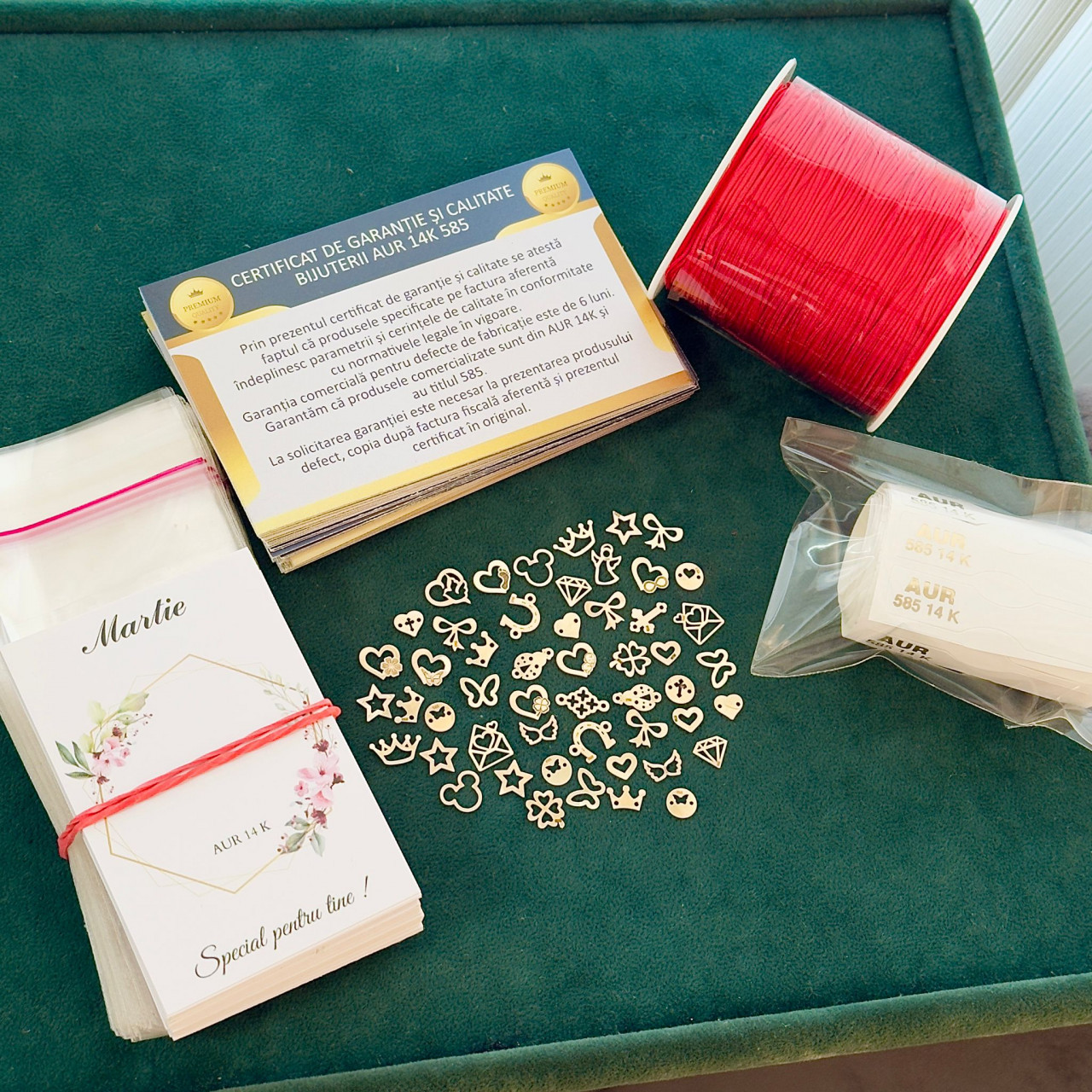 KIT de mărțișoare AUR 14K