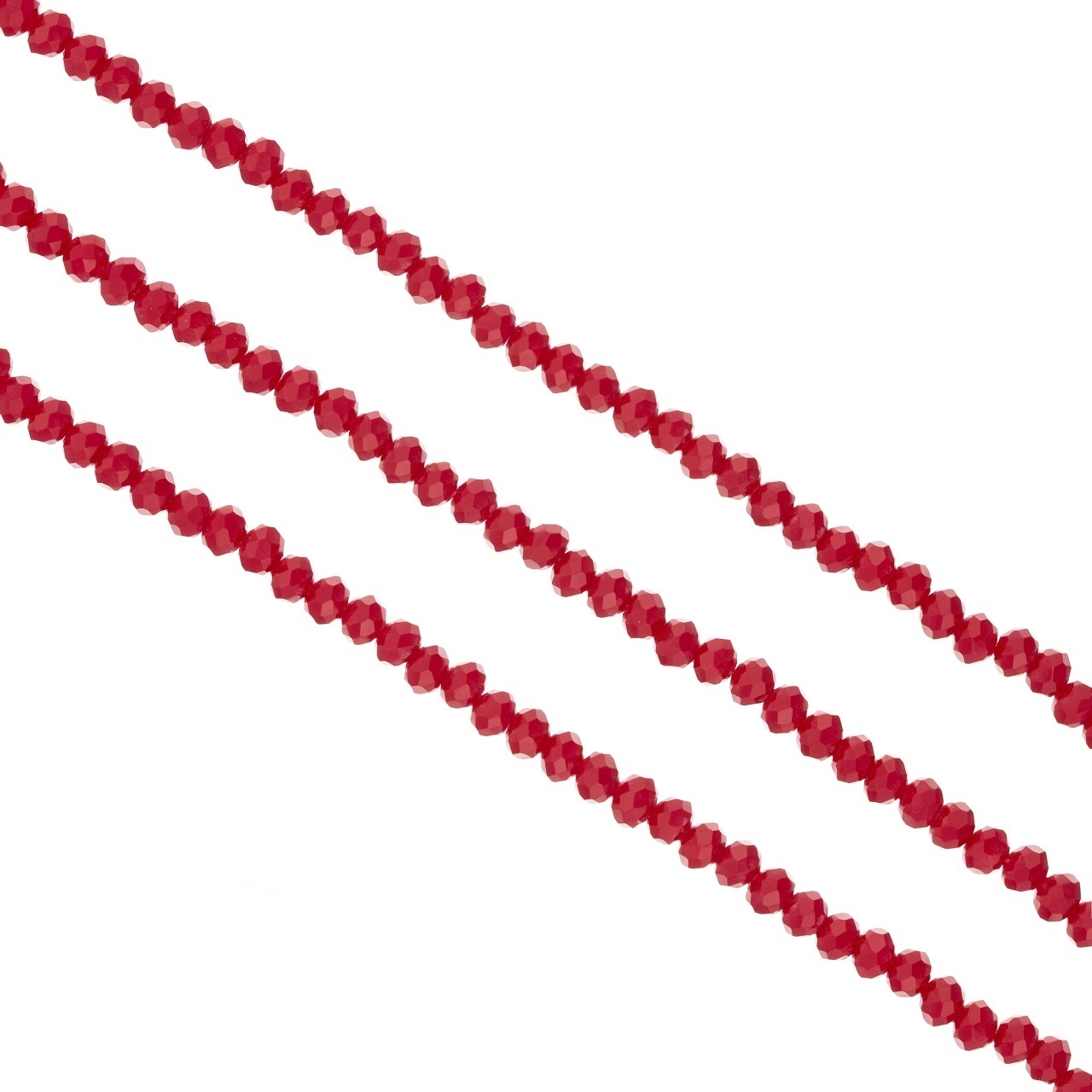 Șirag cristale rondele 3mm - Grena opac