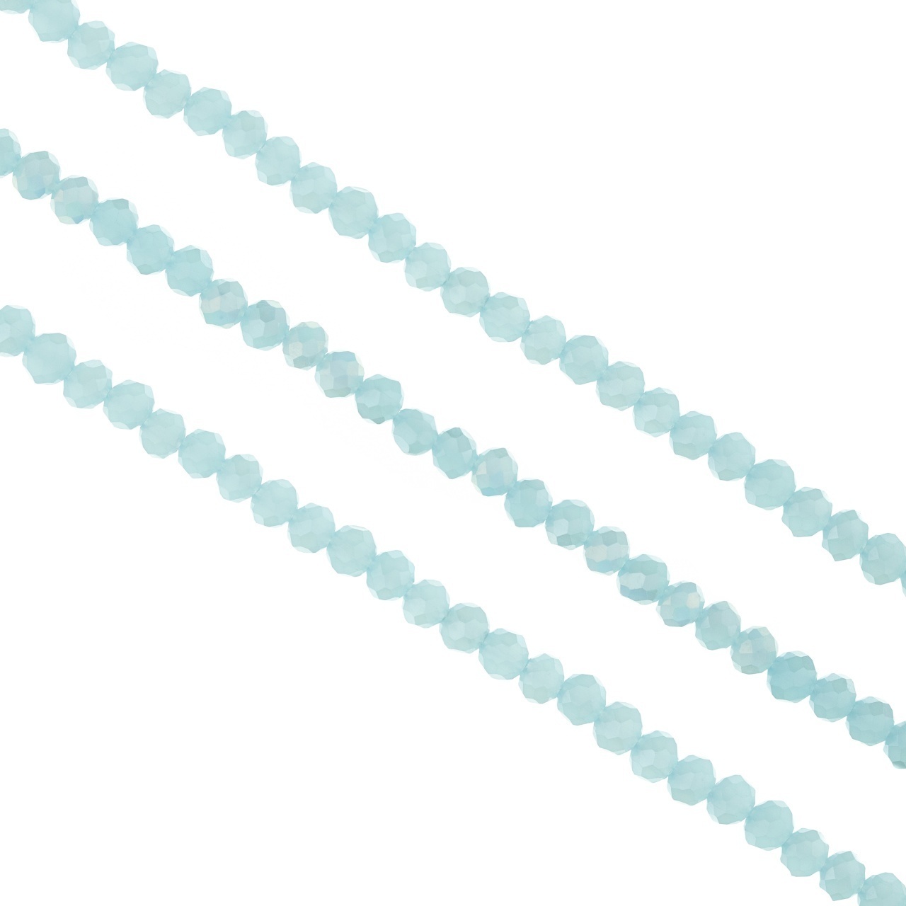 Sirag cristale rondele fatetate 4mm - Light Blue AB