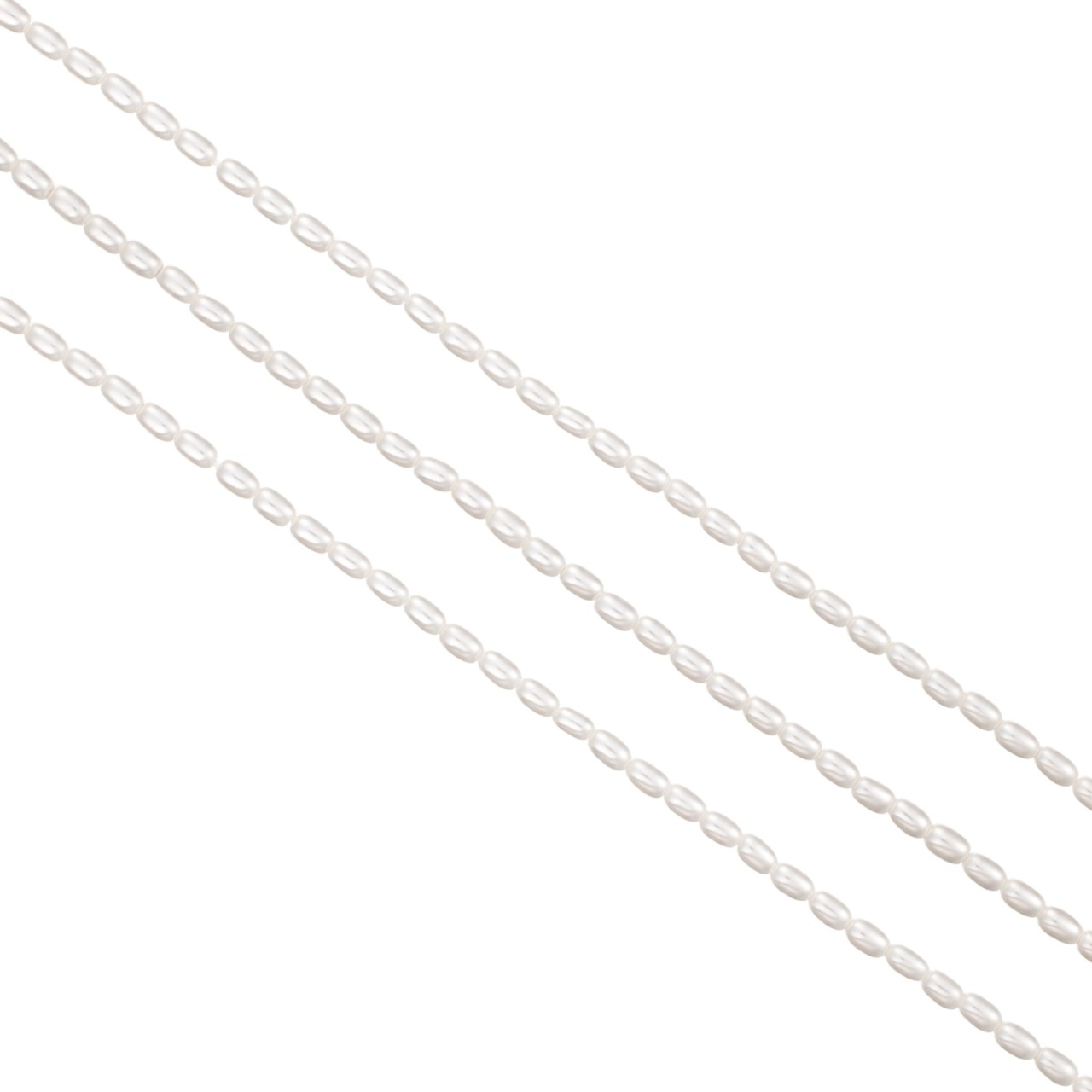 Sirag Perle Mallorca bob de orez 3.5mm - alb perlat