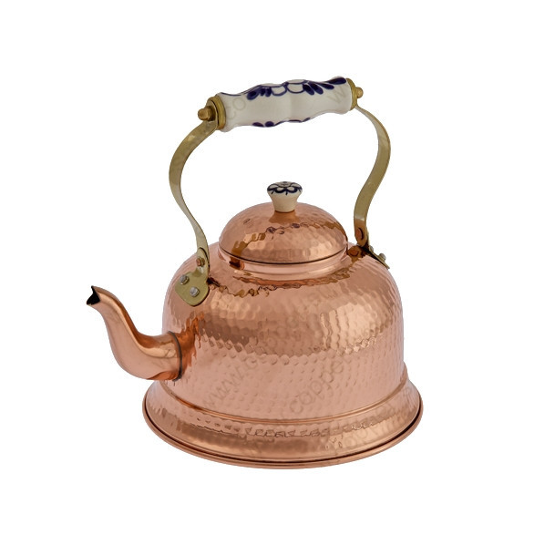 Ceainic din Cupru Efect Lovitura Ciocan, Traditional, 1,5L ?Ibrice
