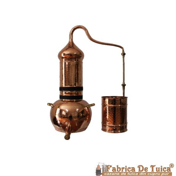 Pachet de Toamna Cazan cu coloana uleiuri esentiale 35 litri + Ceainic din cupru 1,5 litri + Suport metalic 22 cm 15