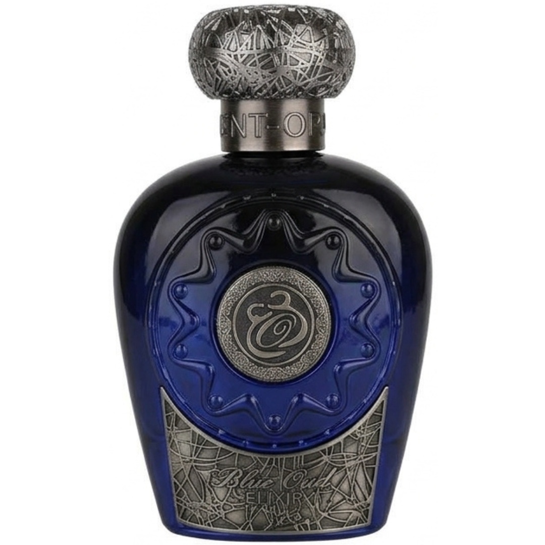 Opulent Blue Oud Elixir Lattafa 100 ml, apa de parfum, barbati