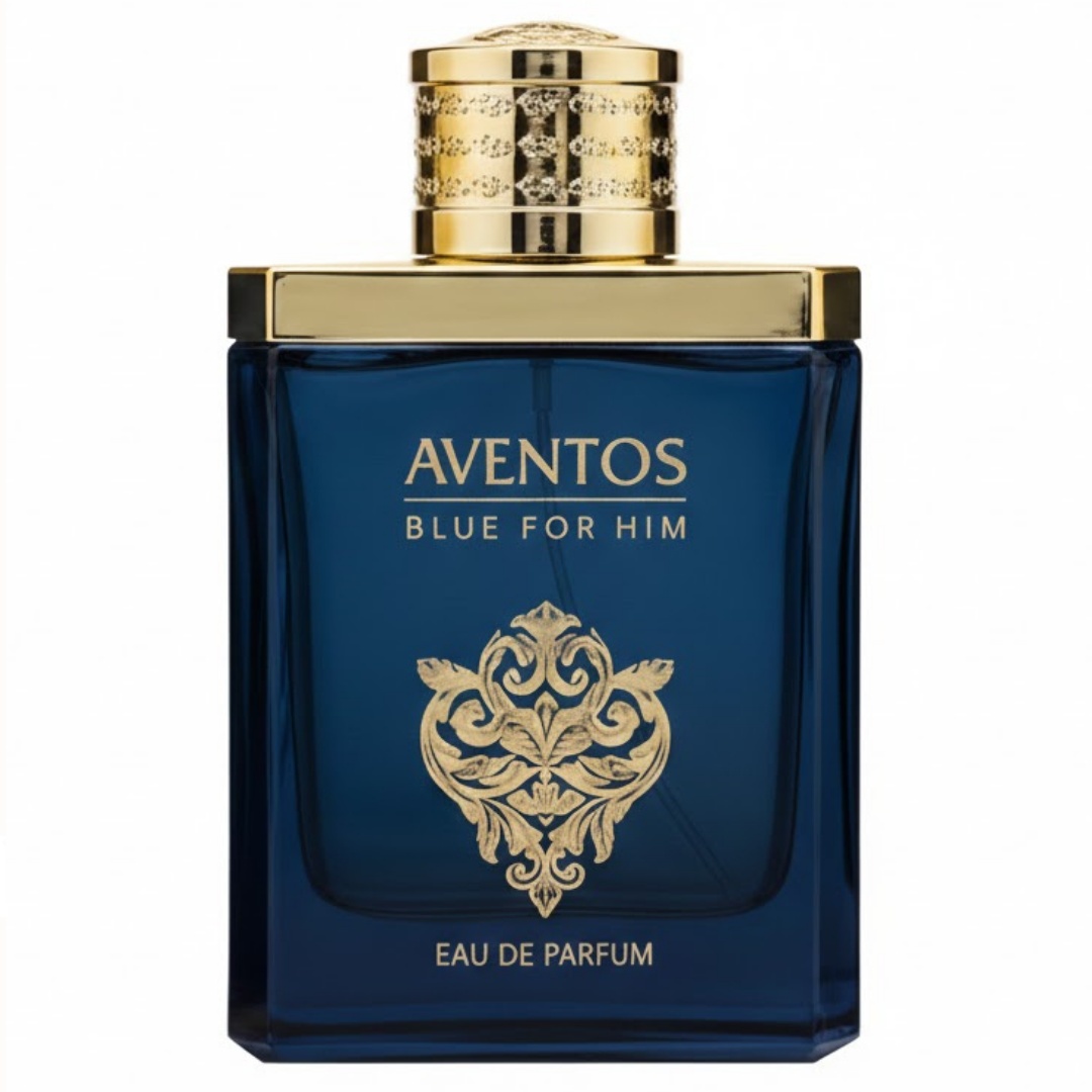 Aventos Blue for Him Fragrance World 100 ml, apa de parfum + 50 ml deodorant spray, barbati