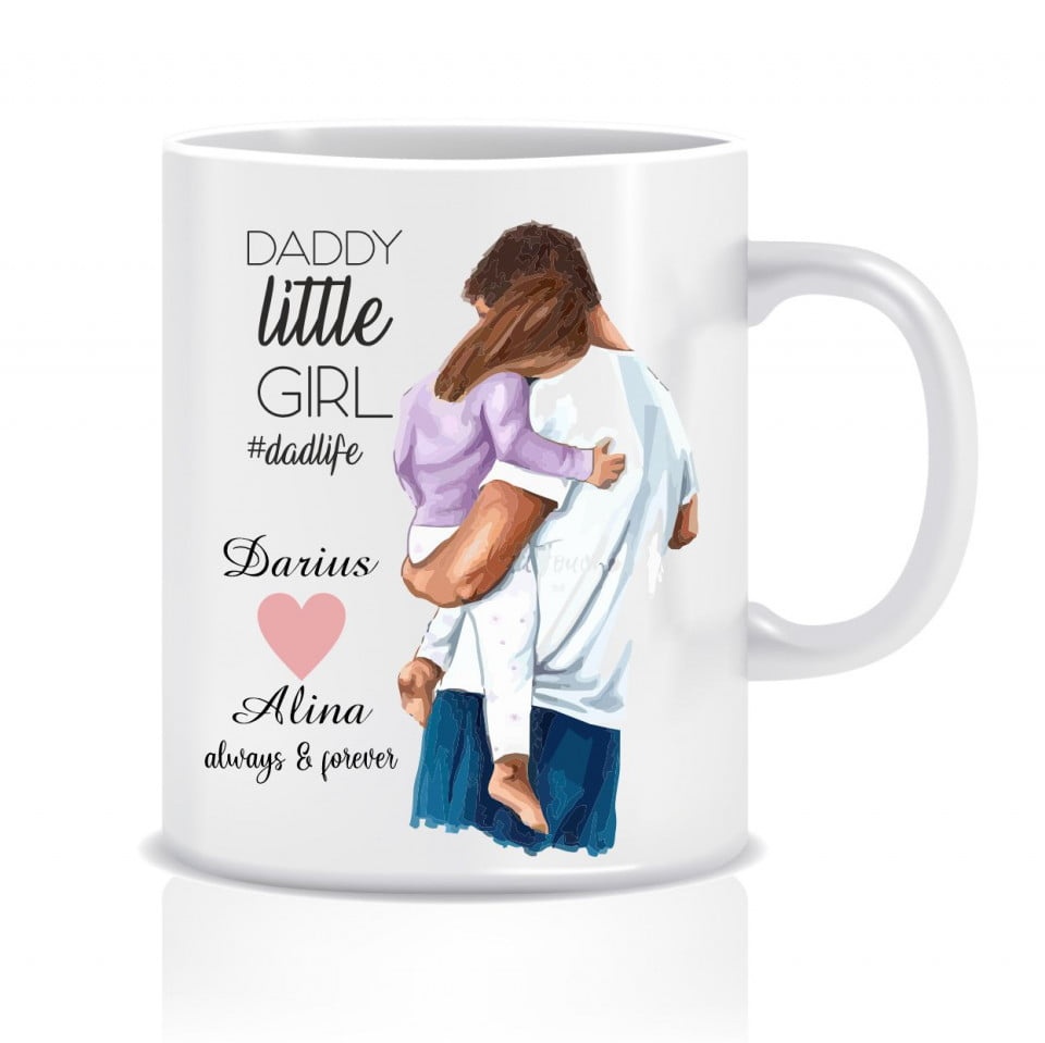 Cana personalizata pentru tatici - Daddy\'s daughter