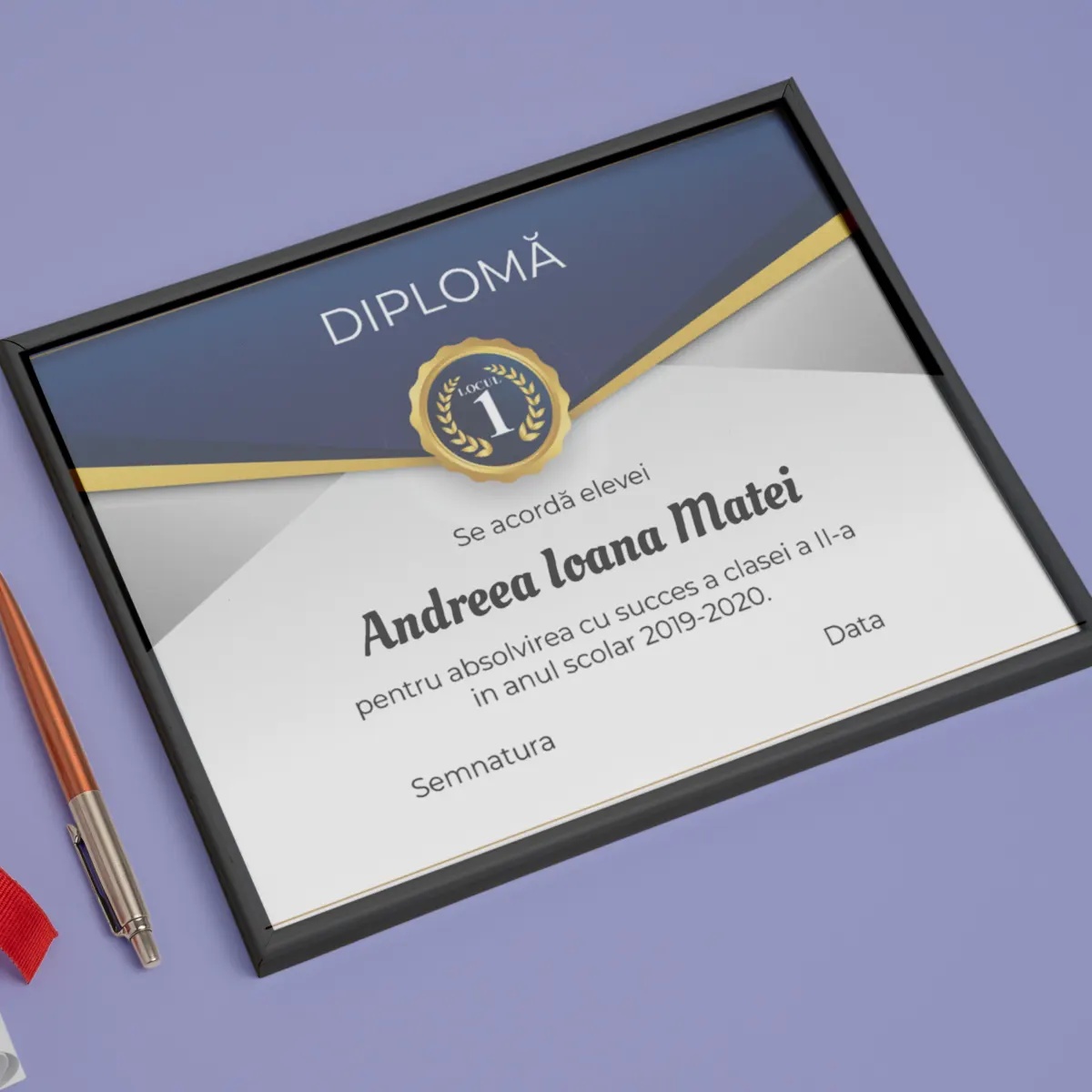 Diploma personalizata business