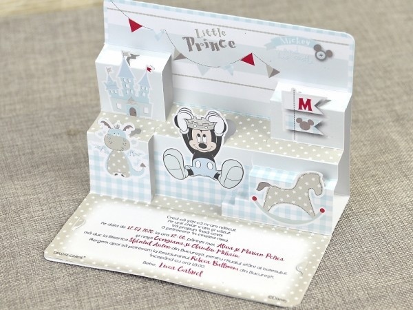 Invitatie de botez Mickey 15702