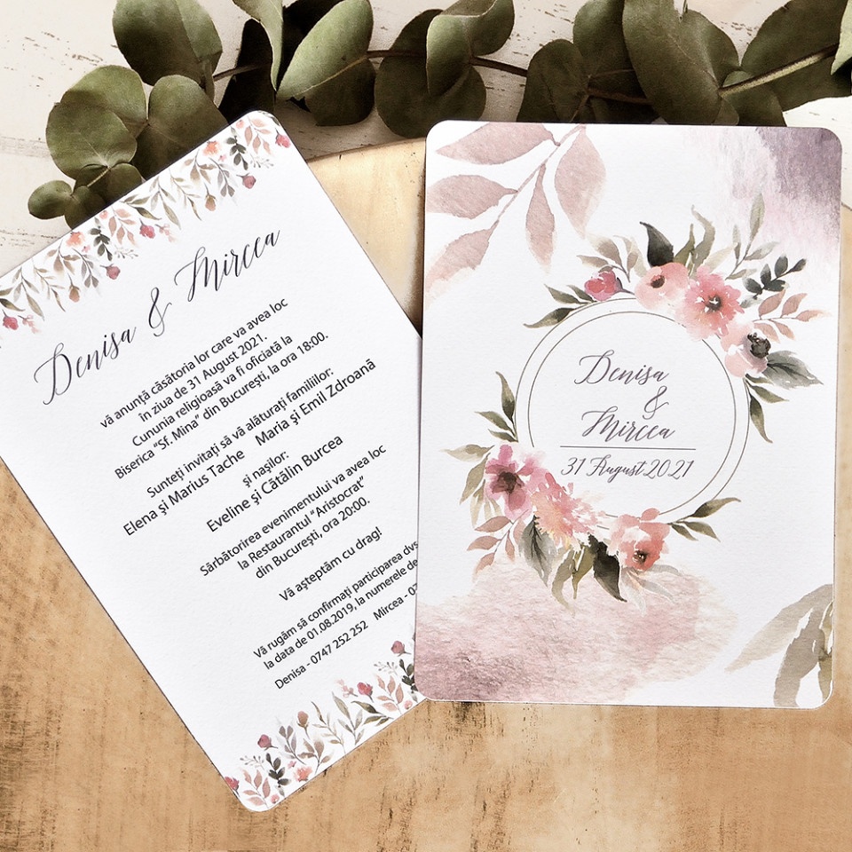 Invitatie de nunta ECO 39788