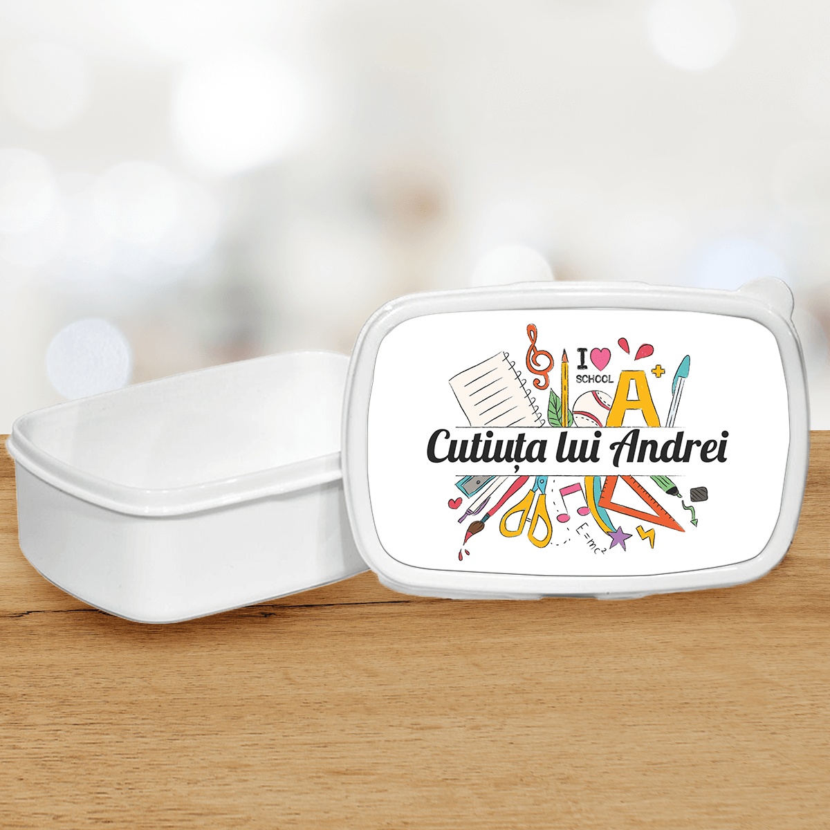 Lunch box personalizat scolar