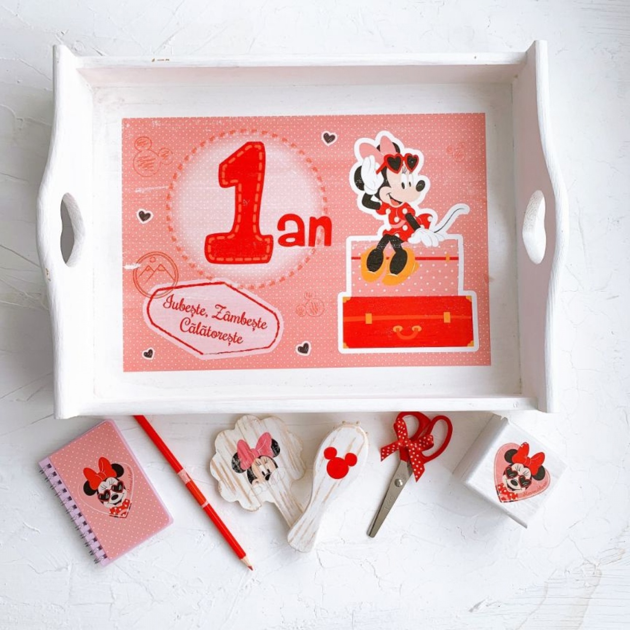 Tavita pentru turta Minnie travel
