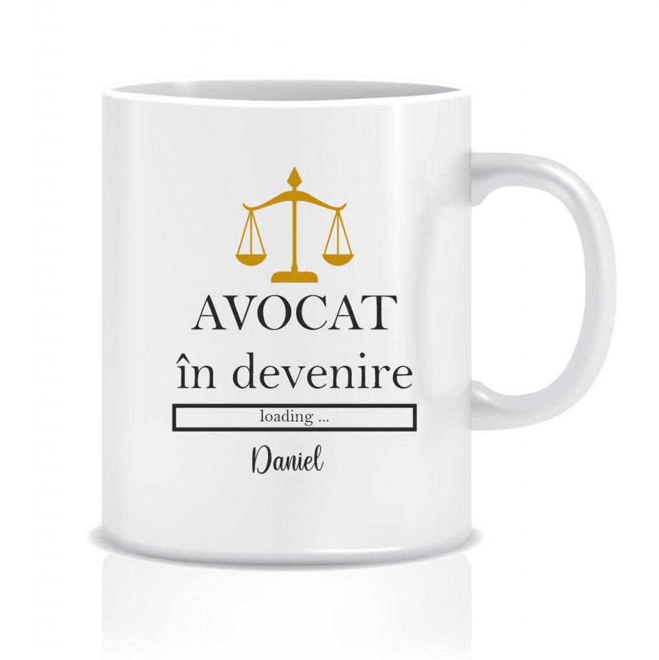 Cana personalizata Avocat