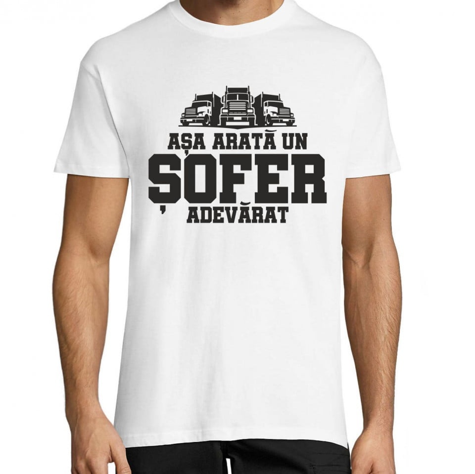 Tricou personalizat Asa arata un sofer adevarat