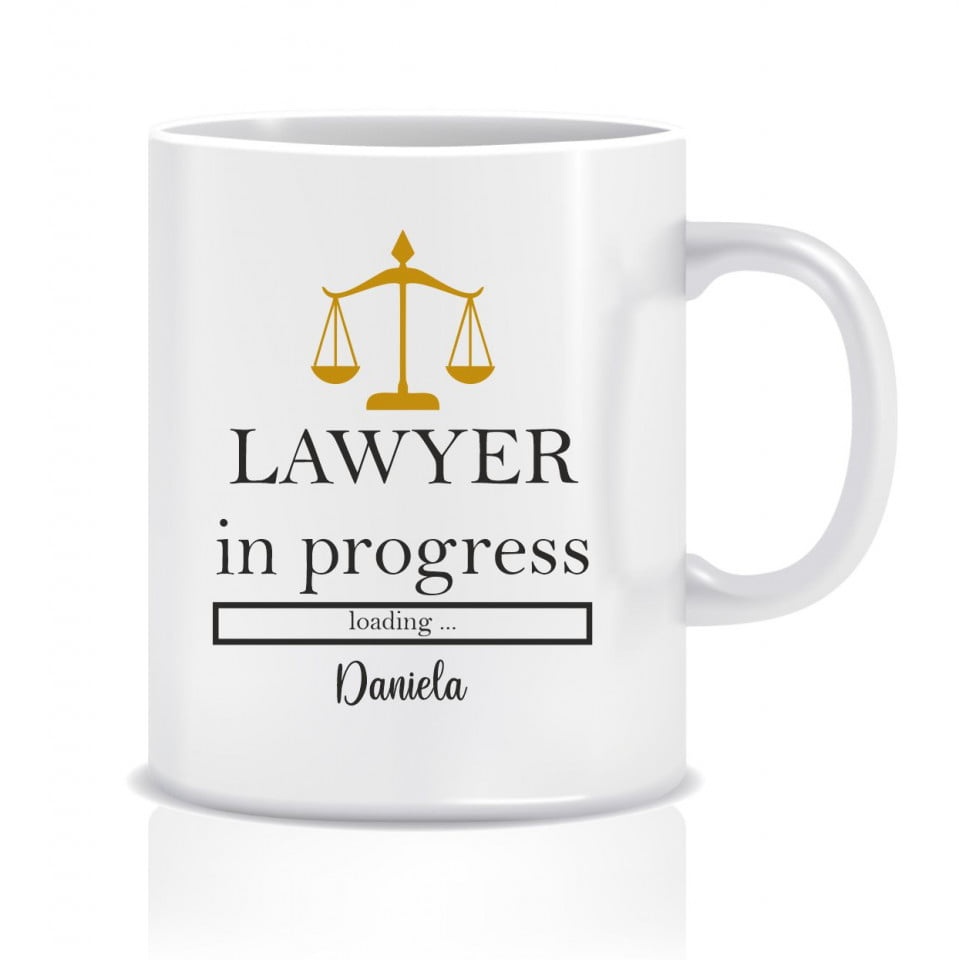 Cana personalizata LAWYER