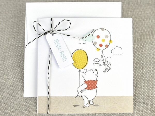 Invitatie de botez Winnie the pooh 15724