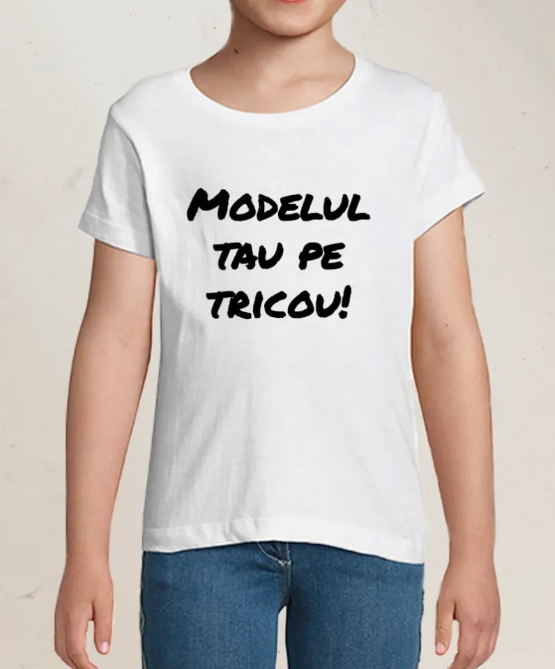 Tricou personalizat pentru copii cu modelul tau