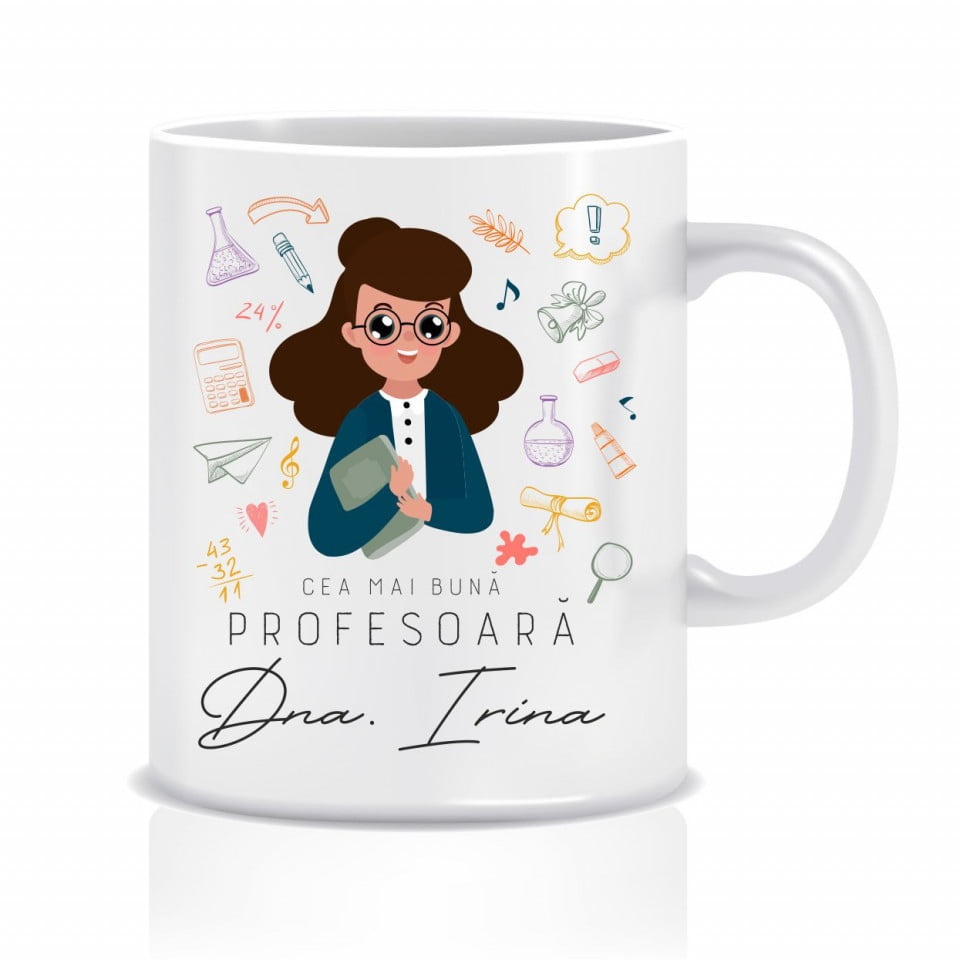 Cana personalizata pentru cea mai buna profesoara