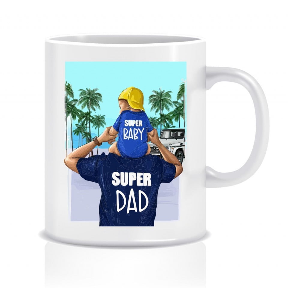 Cana personalizata SUPERDAD