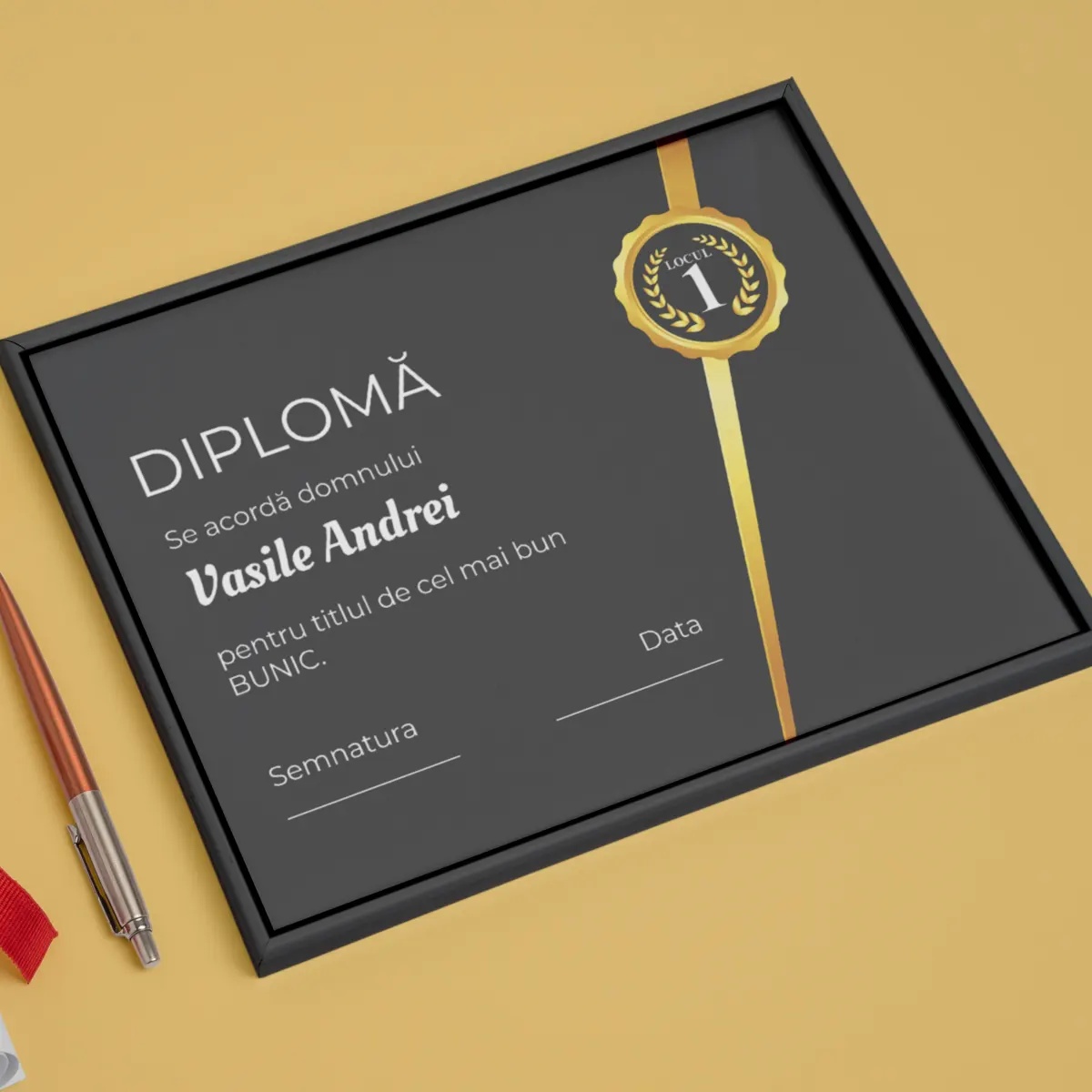 Diploma personalizata corporate