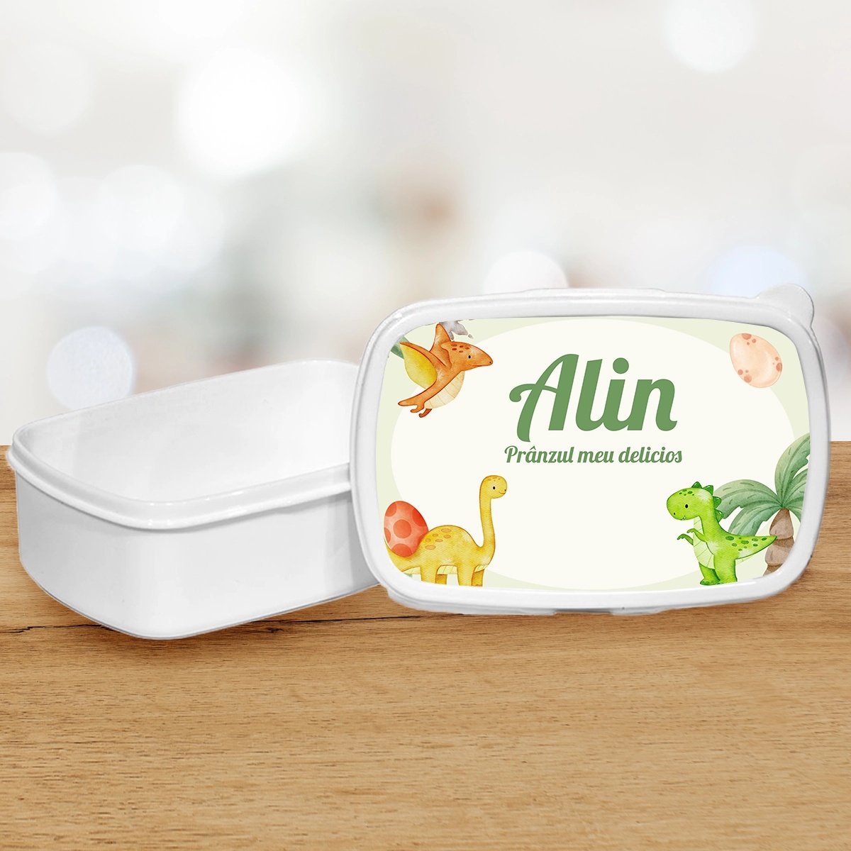 Lunch box personalizat dino