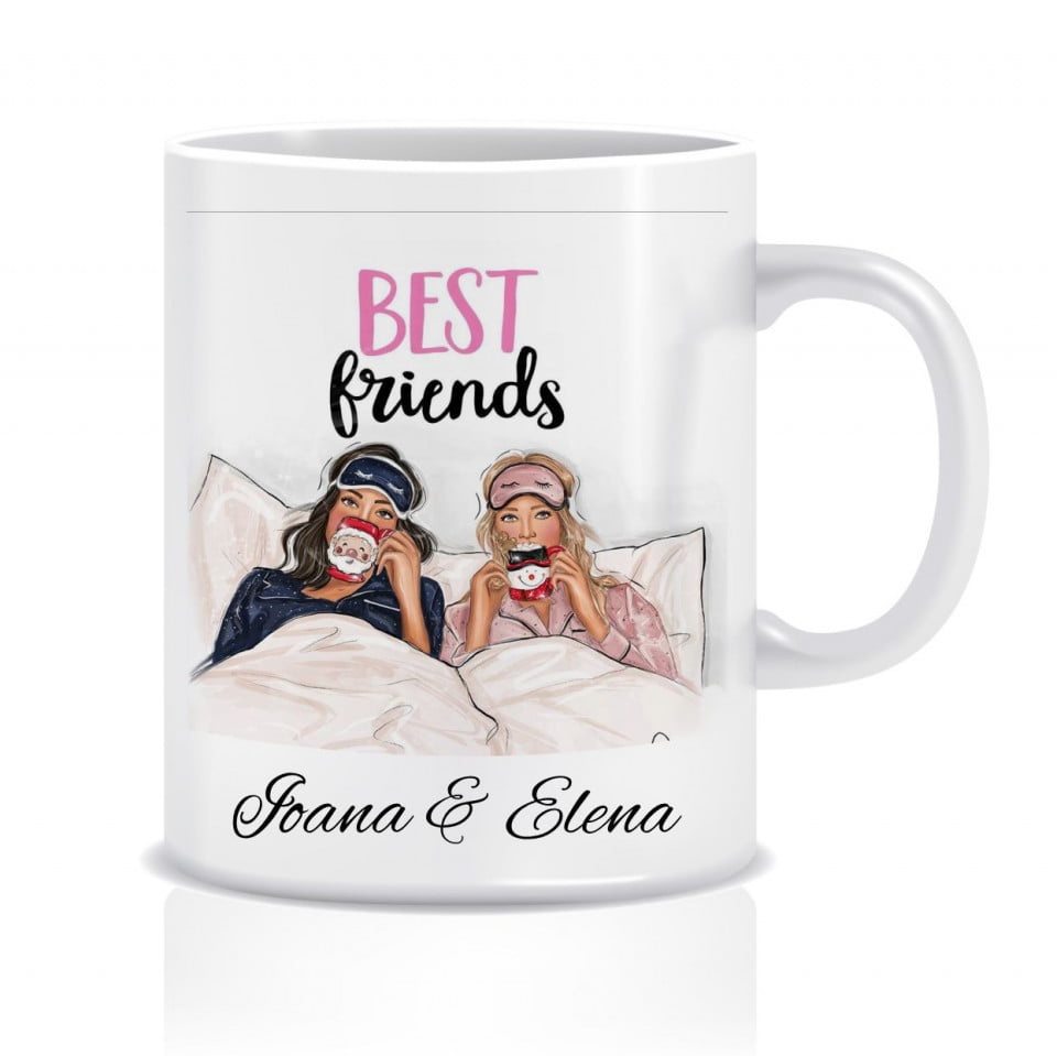 Cana personalizata pentru cele mai bune prietene - Best friends II