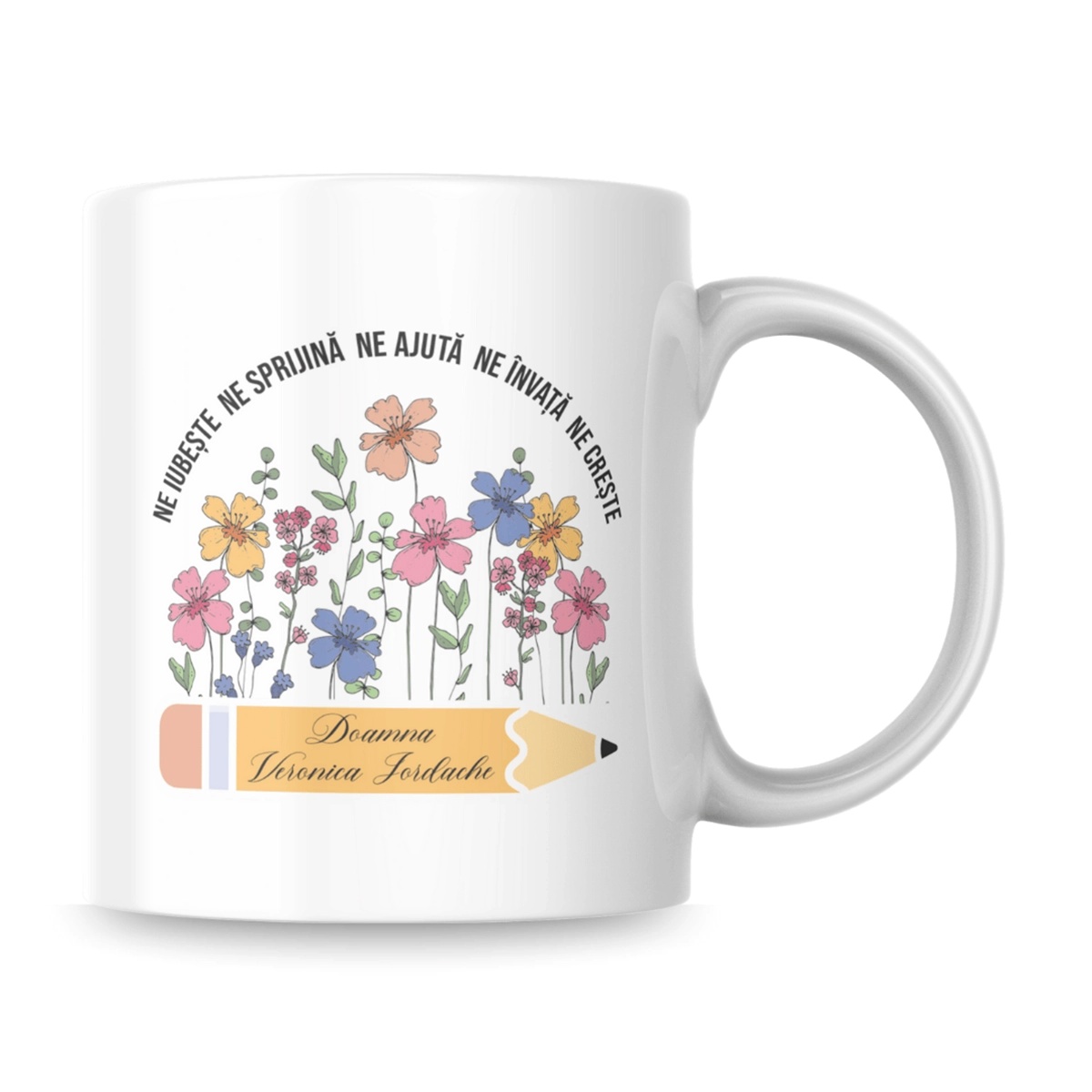 Cana personalizata profesoara
