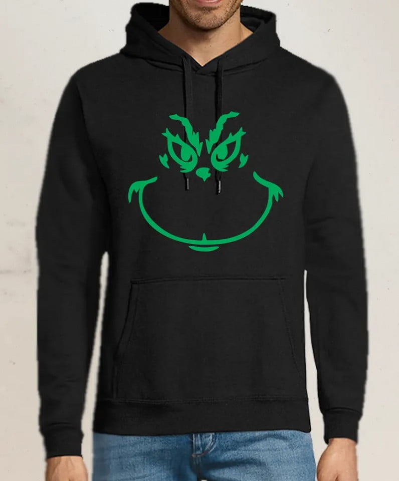 Hanorac personalizat Grinch face