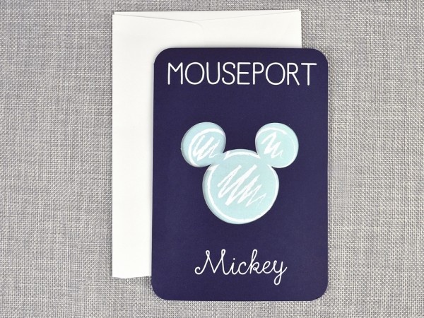 Invitatie de botez pasaport Mickey 15705