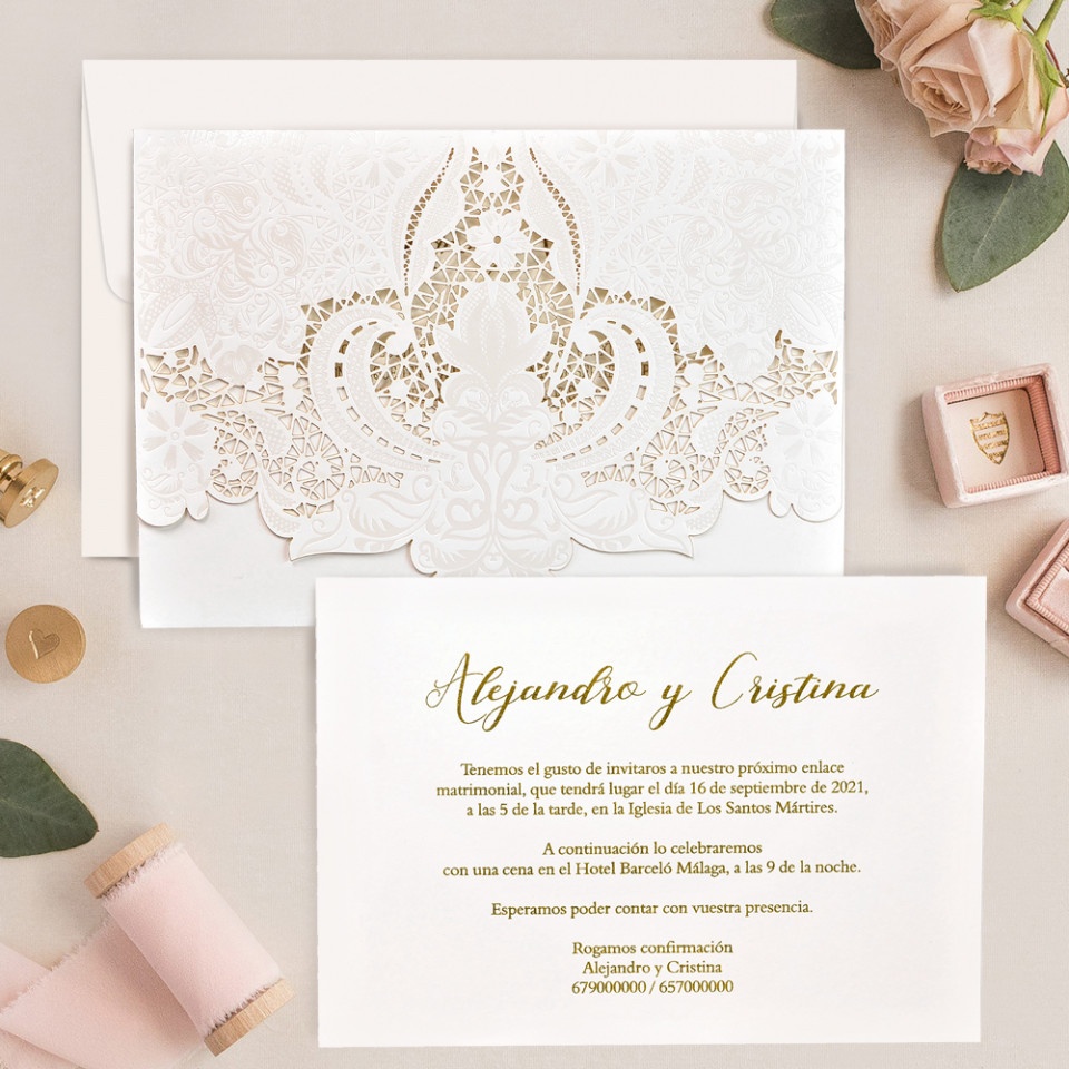 Invitatie de nunta gravura 39750